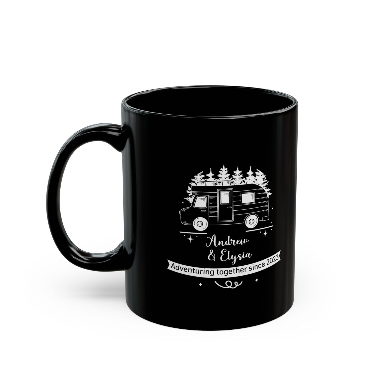 Adventuring Together Since 2023 Ceramic Mug, (11oz, 15oz)