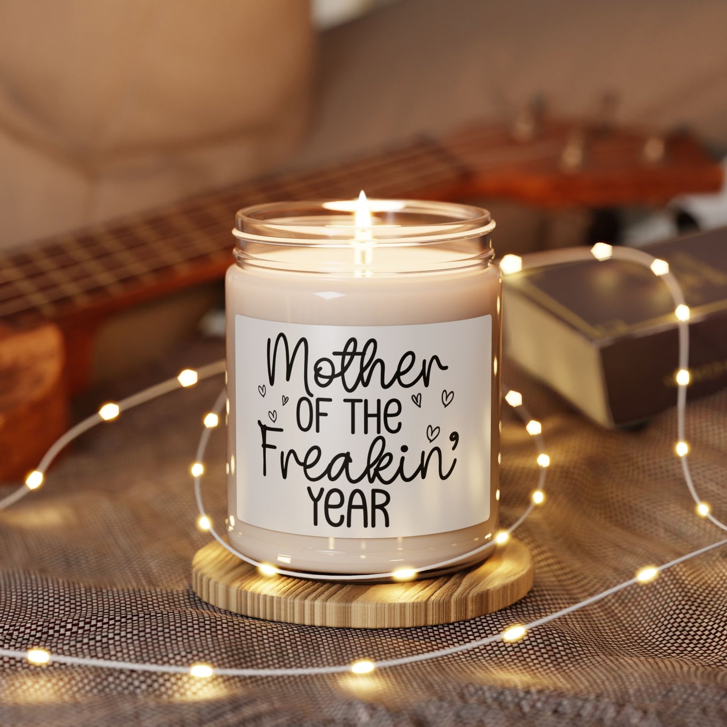Mother of the Freakin' Year Candle – Funny Mom Gift, Mother's Day Present, Appreciation Gift for Supermom