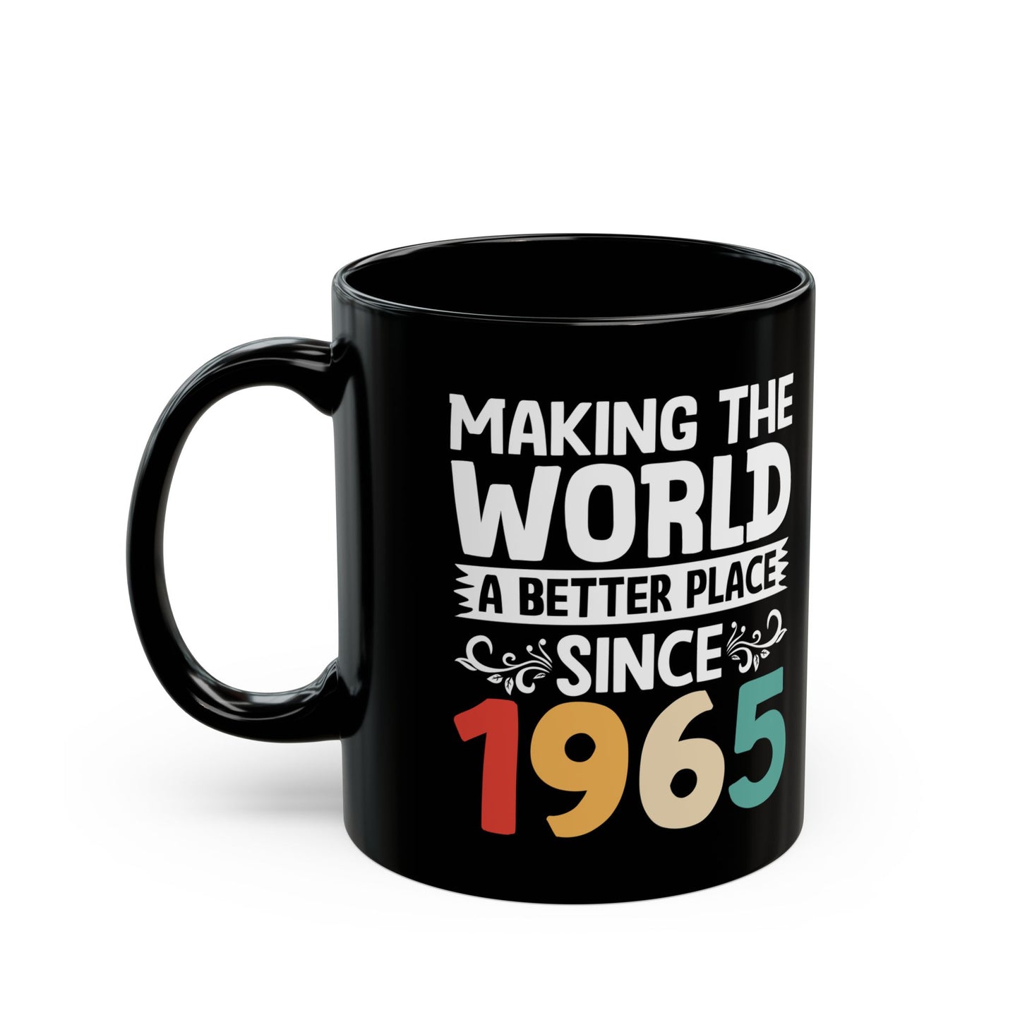 60 and Fabulous Black Mug (11oz, 15oz)