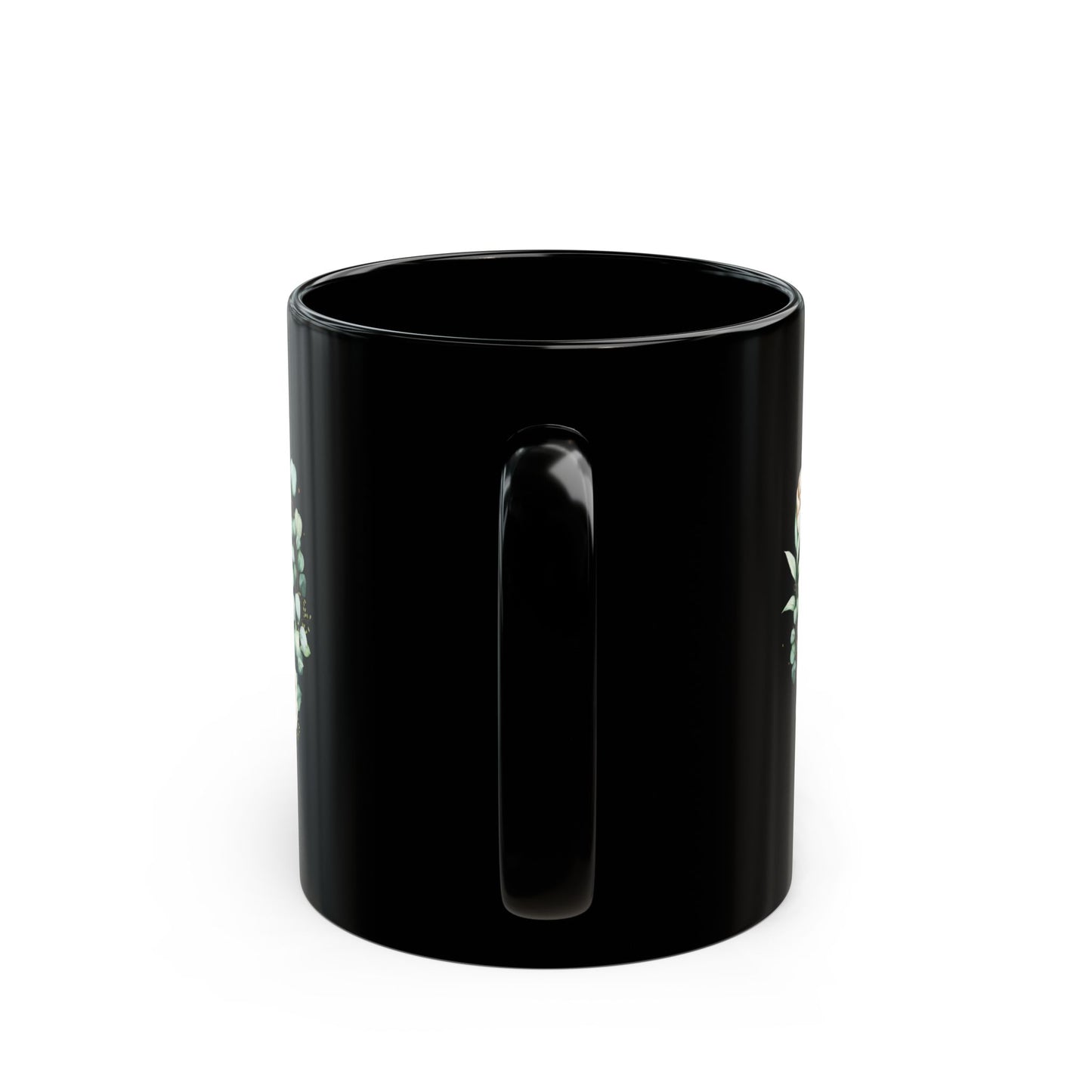 Black First Holy Communion Mug – Elegant Chalice & Bible Gift