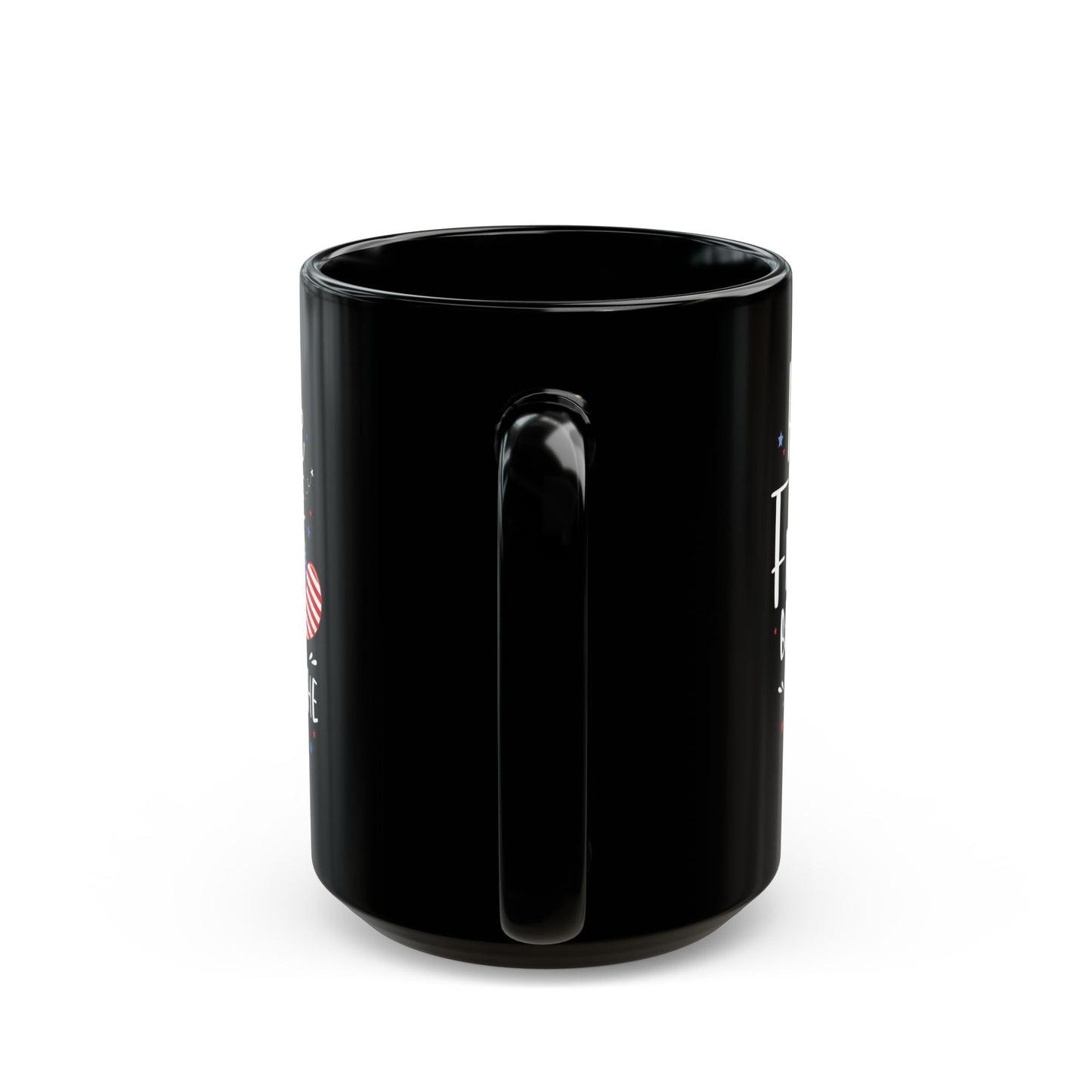 Home of the Free Because of the Few Mug – Patriotic USA Heart Coffee Cup