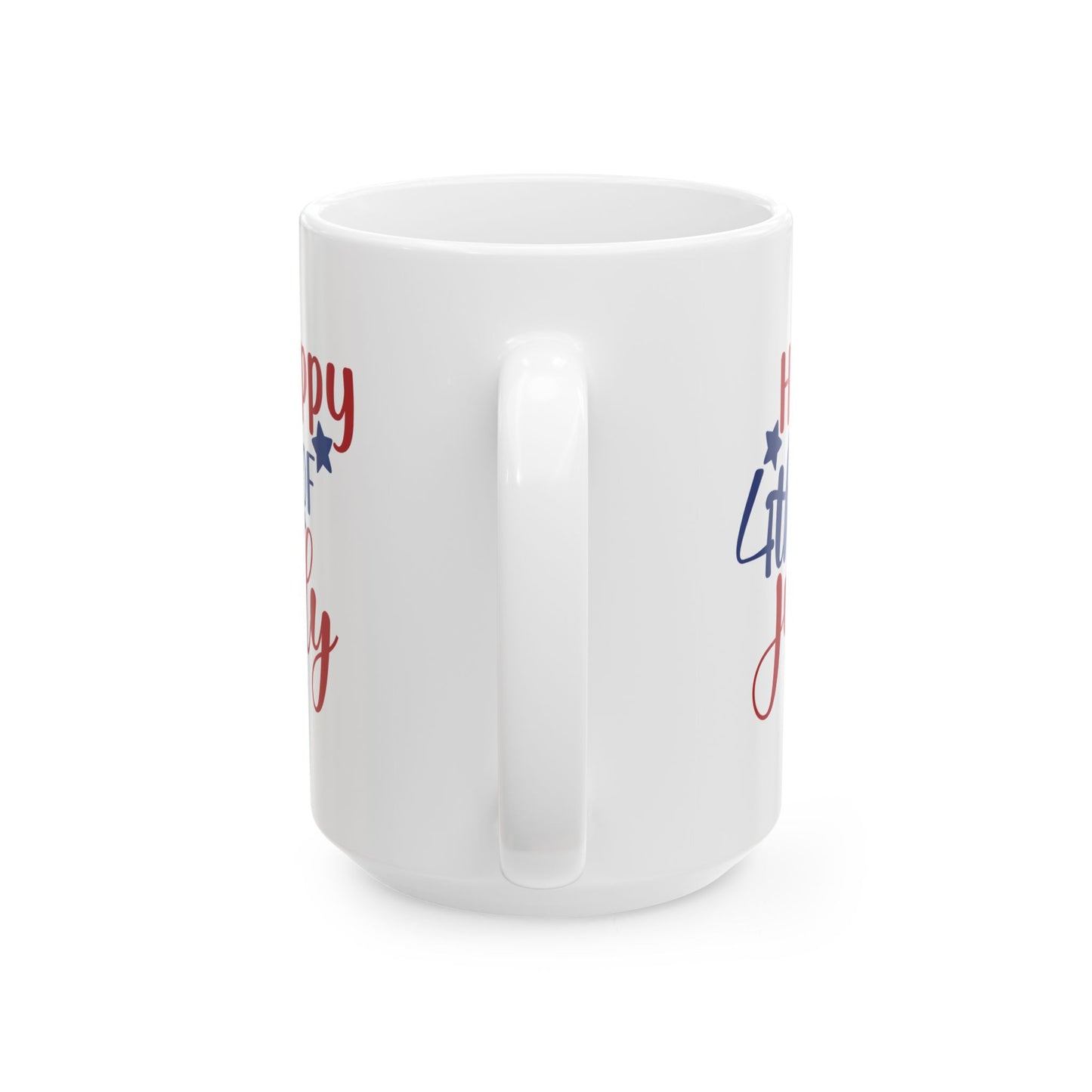 Happy 4th Of July White Mug (11oz,15oz)