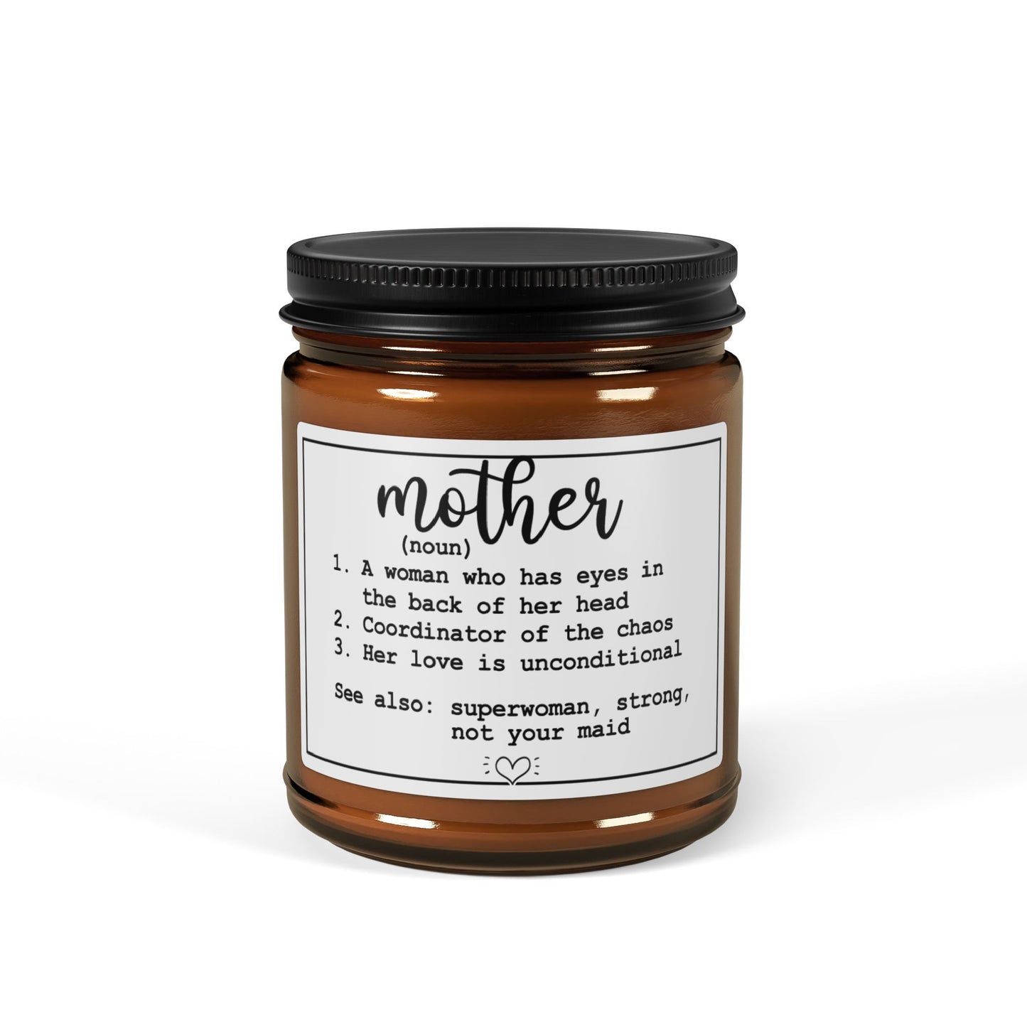 Mother Definition Candle – Funny Mom Gift, Mother's Day Present, Appreciation Gift for Supermom