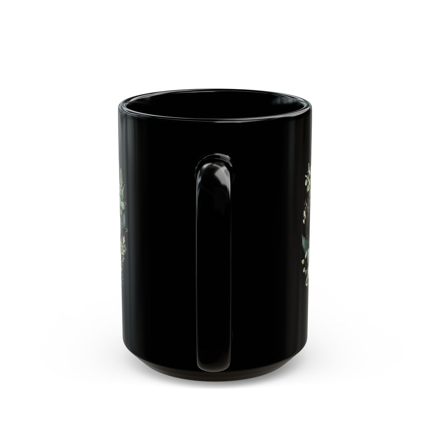 First Holy Communion Mug for Girl – Elegant Black Keepsake Cup
