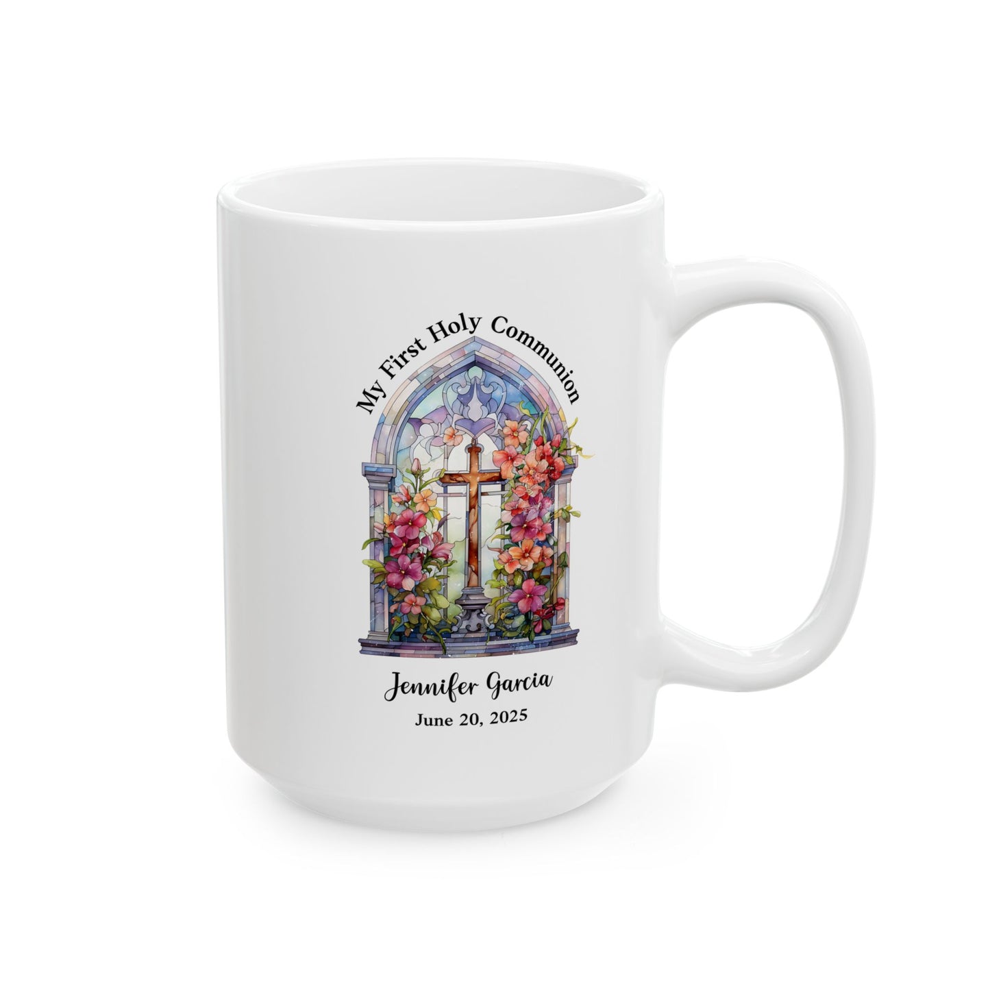 First Holy Communion Mug – Personalized Gift for Girl