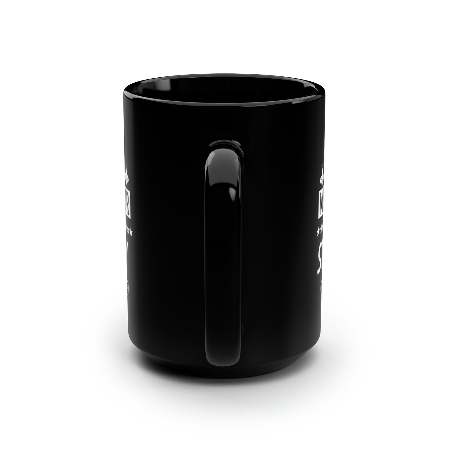 Black Anchor Mom Mug – Nautical-Themed Coffee Cup Meaningful Gift for Mom