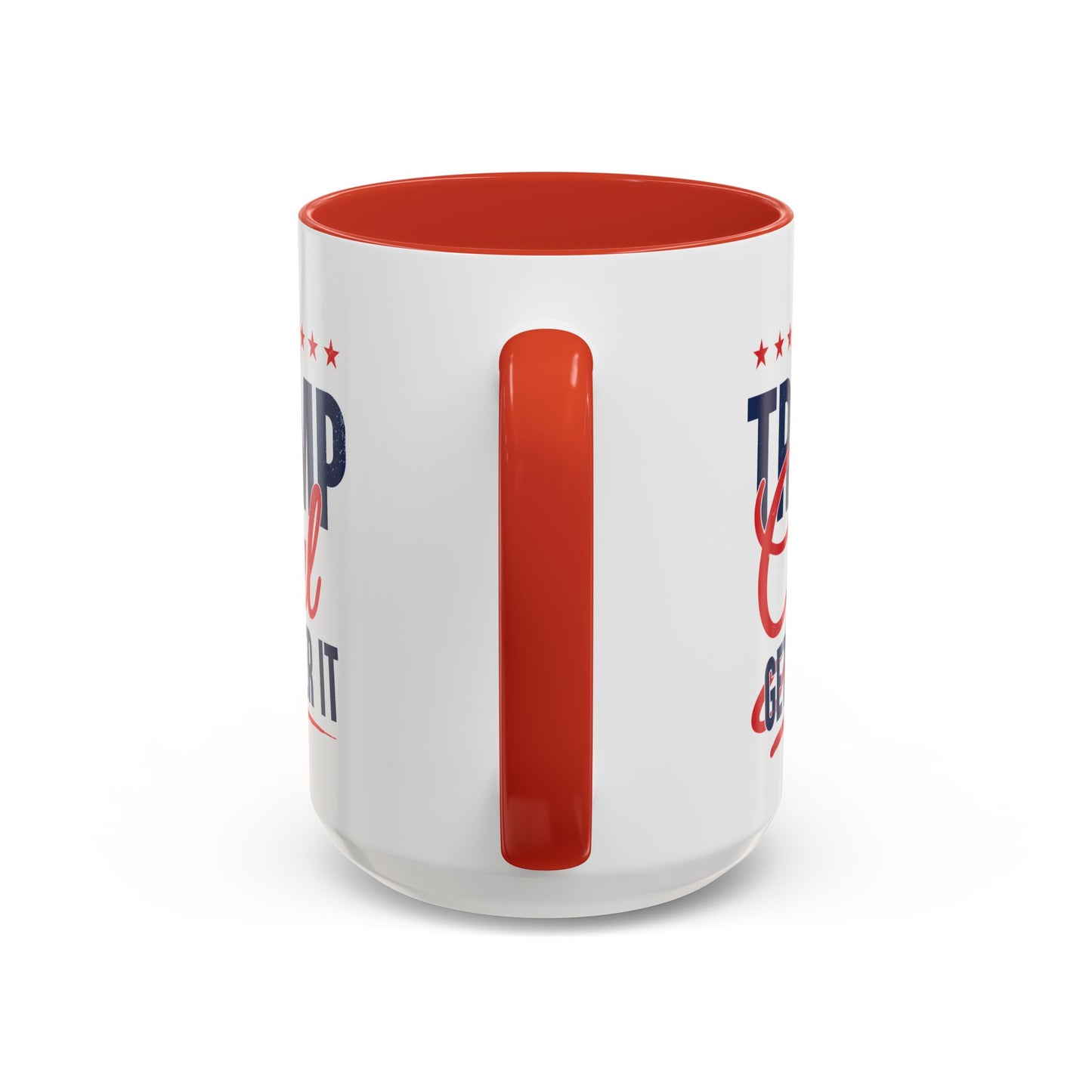 I'm A Trump Girl Get Over It Mug – Patriotic Republican Coffee Cup – Conservative Gift for Women, Trump Merchandise