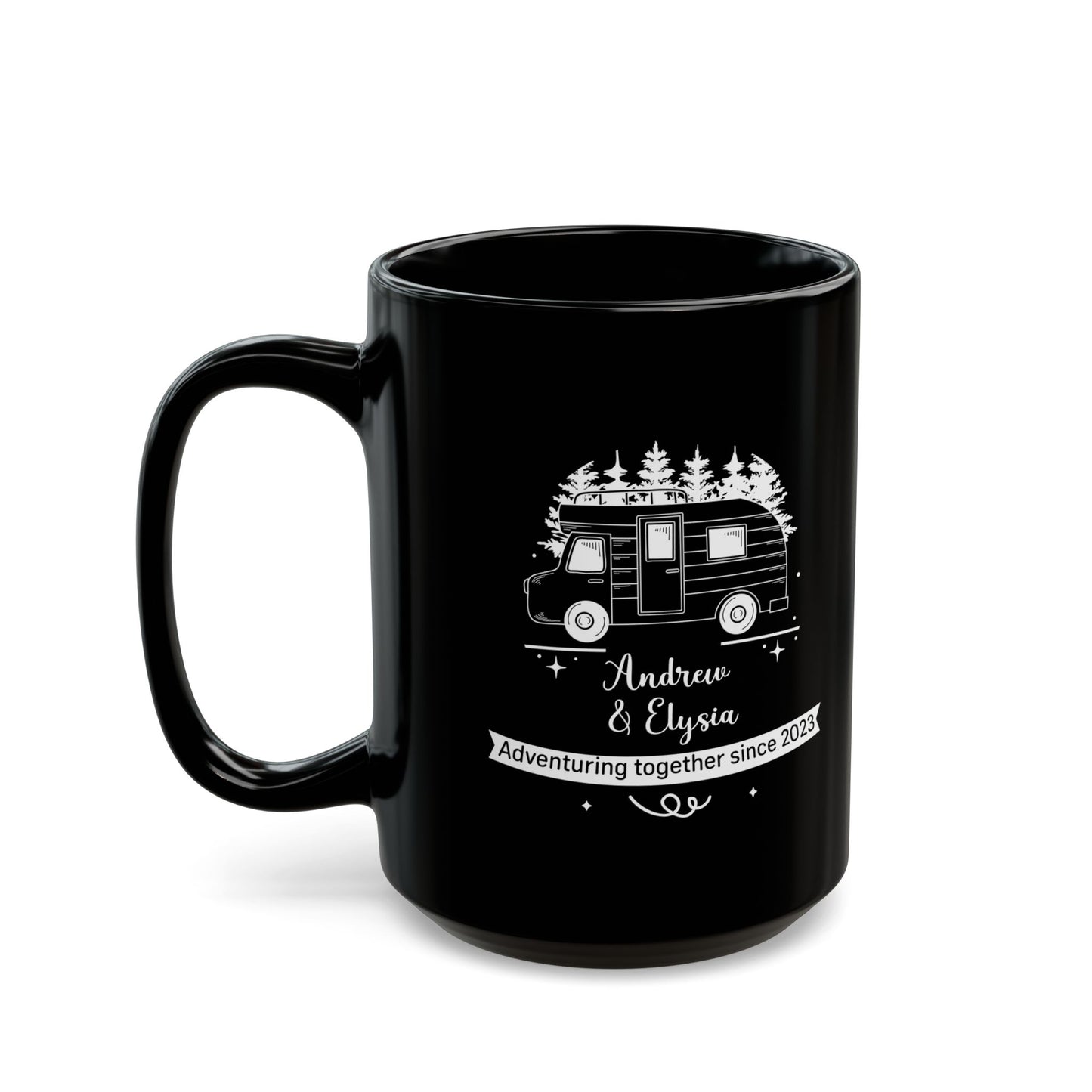 Adventuring Together Since 2023 Ceramic Mug, (11oz, 15oz)