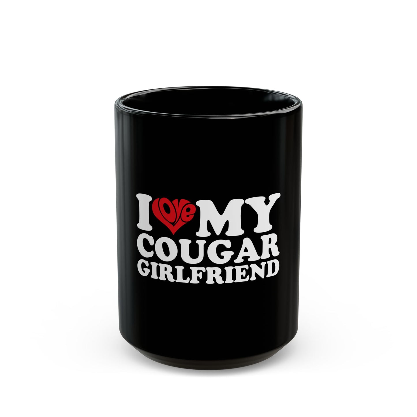 Funny Black Coffee Mug for Younger Boyfriends – Bold White and Red Design