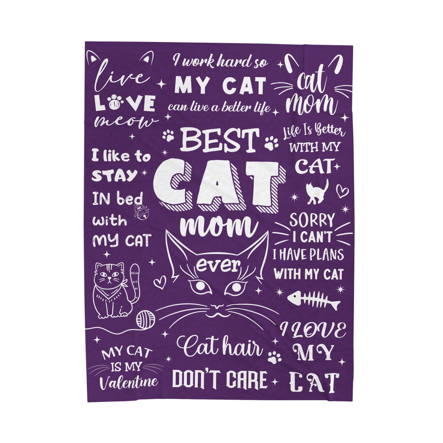 Best Cat Mom Ever Blanket