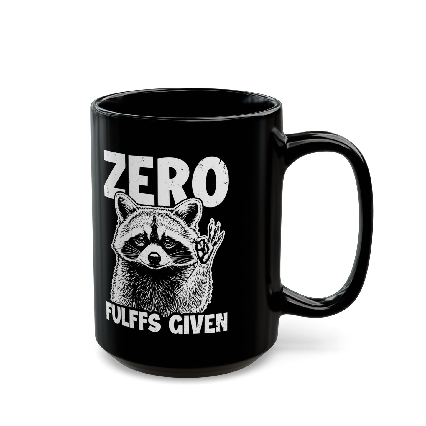 Zero Fulffs given Black Mug (11oz, 15oz)