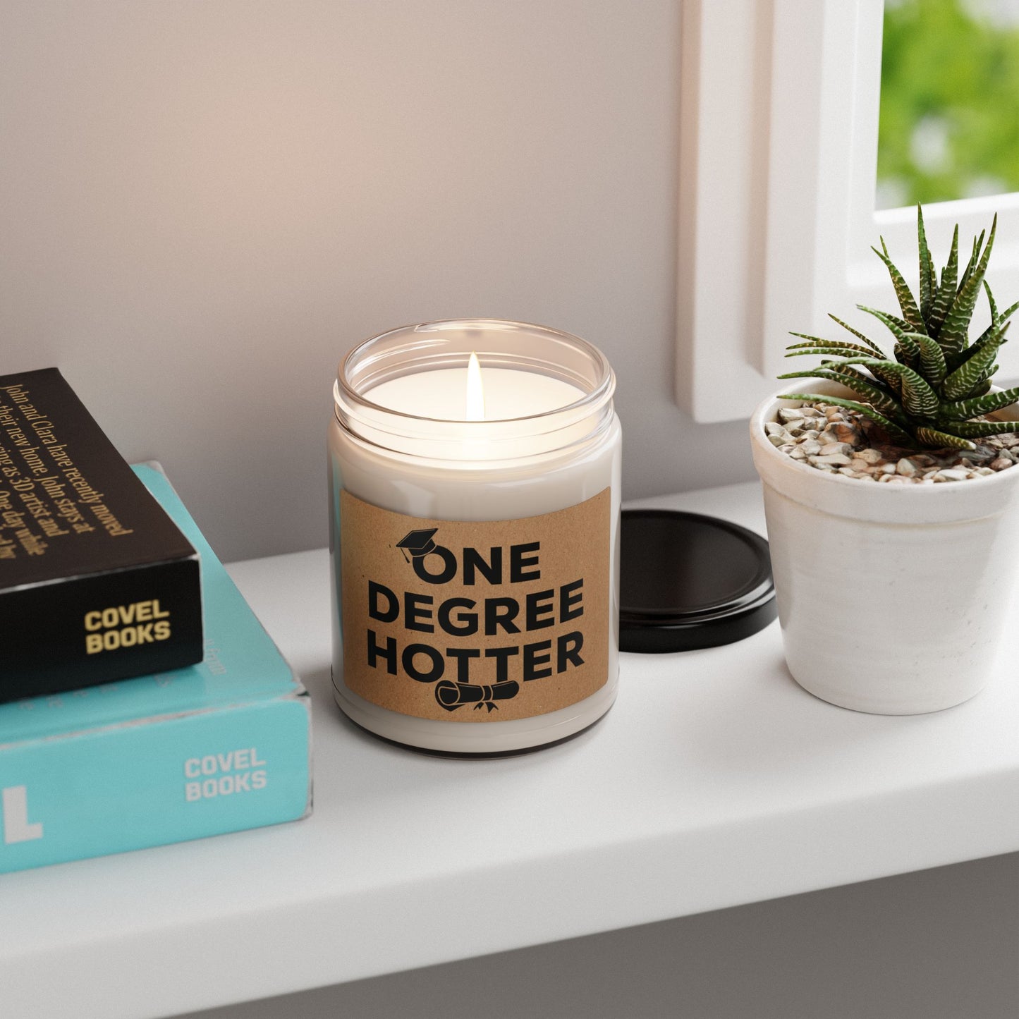 Funny Graduation Candle – One Degree Hotter – Gift for Grads