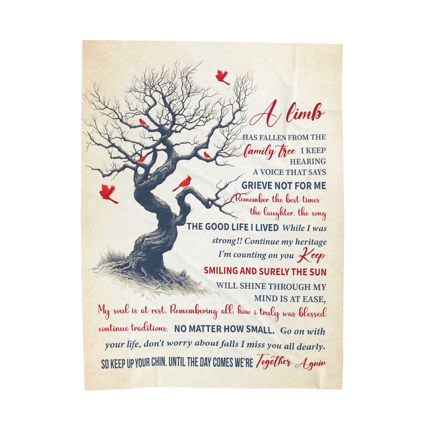 A Limb Has Fallen From The Family Tree Blanket
