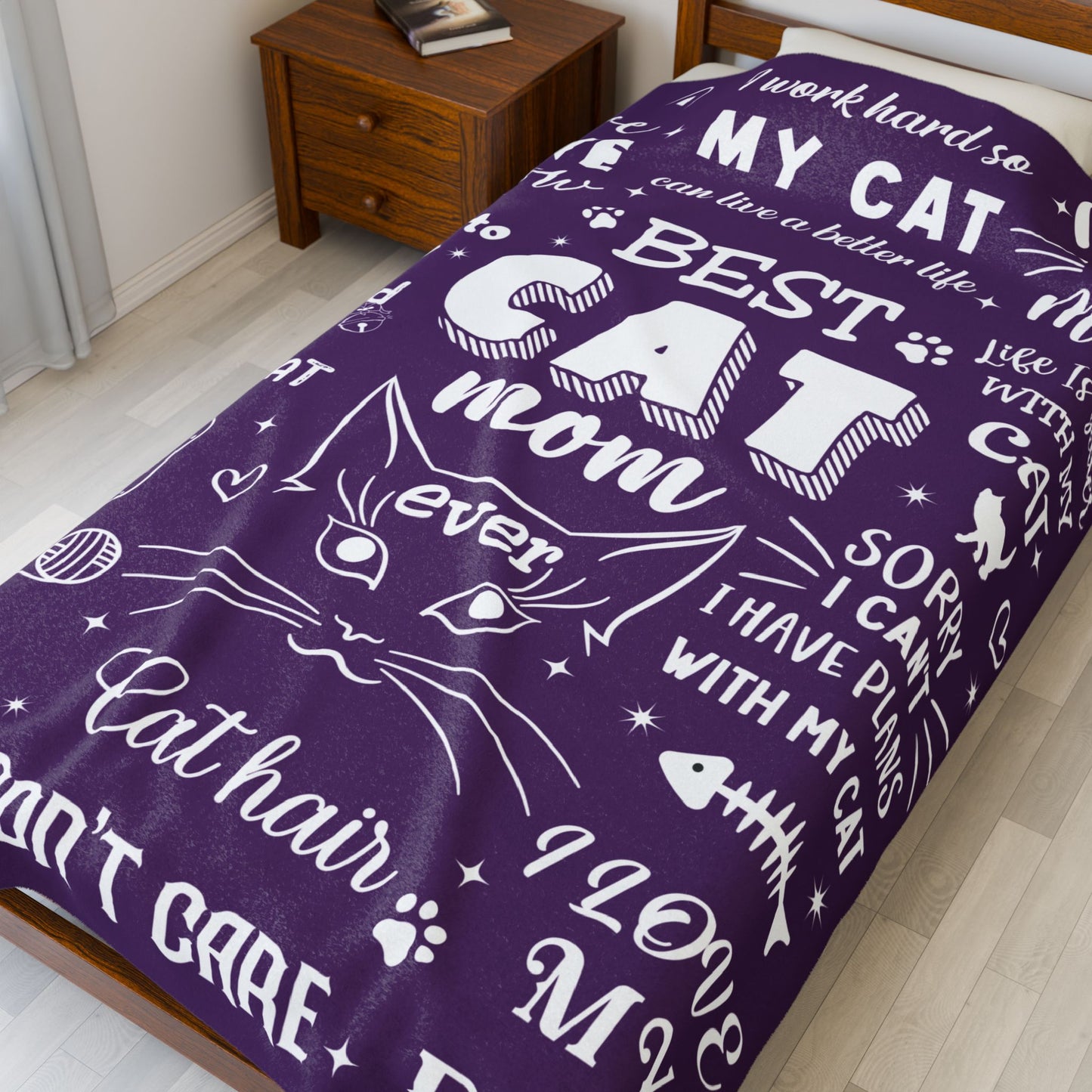 Best Cat Mom Ever Blanket