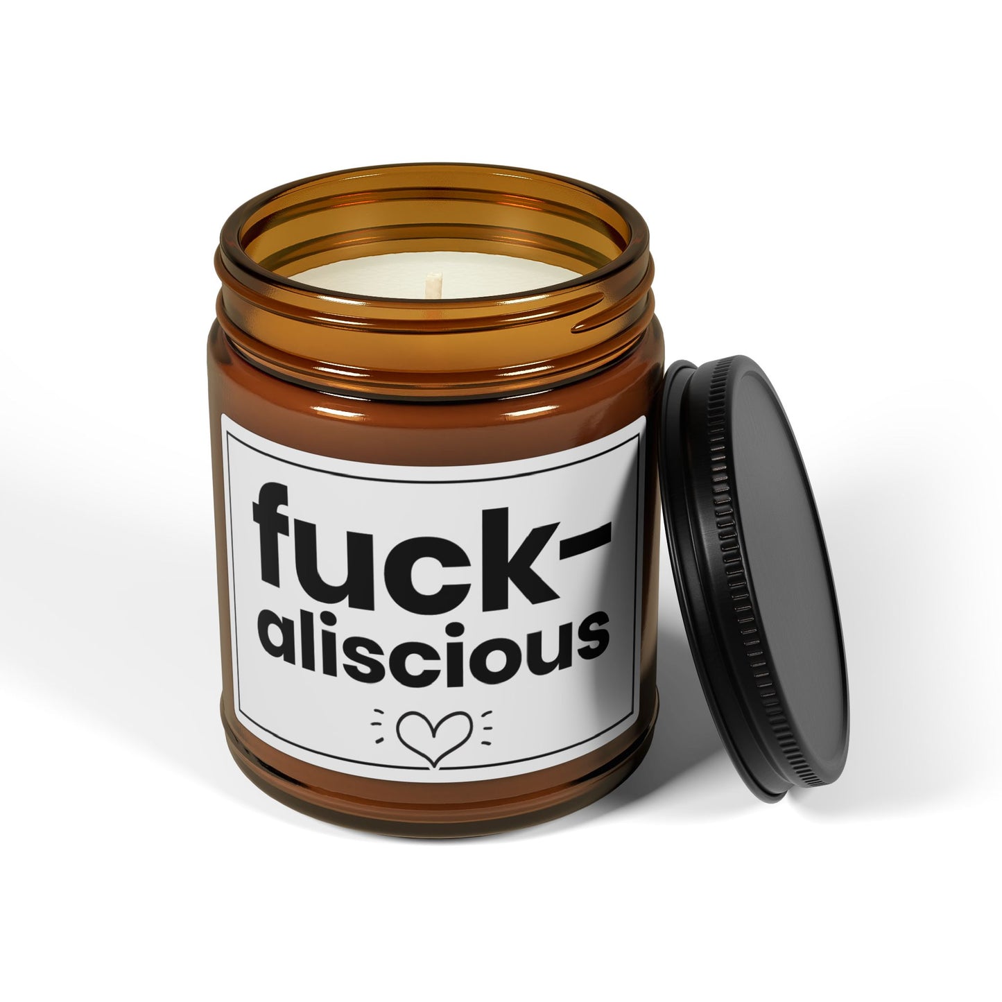 Fuck-aliscious Candle – Funny Sassy Gift, Bold Statement Decor, Naughty Best Friend Present