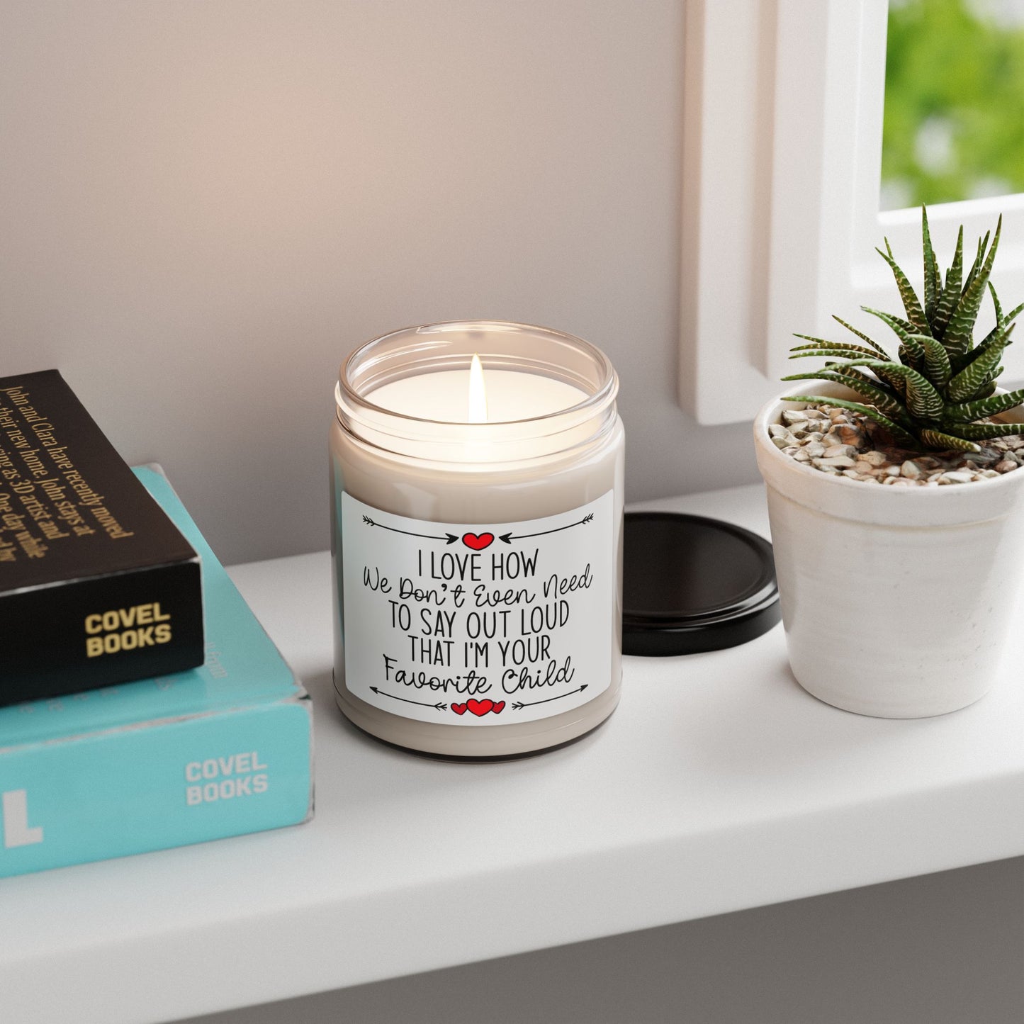 Funny Favorite Child Candle – Scented Soy Candle Gift for Mom or Dad