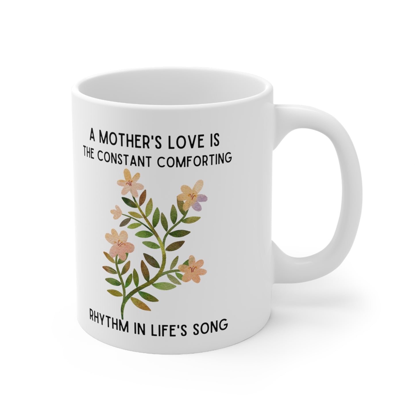 A Mother's Love Mug – Comforting Floral Design