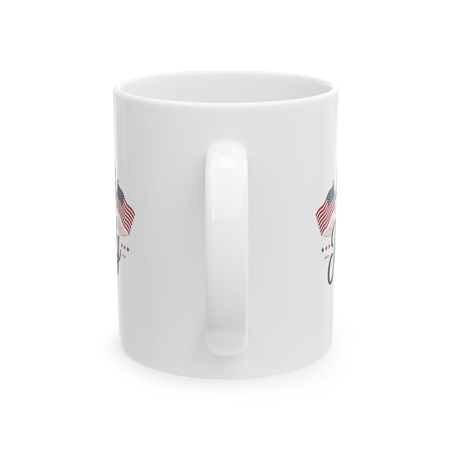 4th of July Mug – Patriotic USA Flag Coffee Cup Gift for Americans