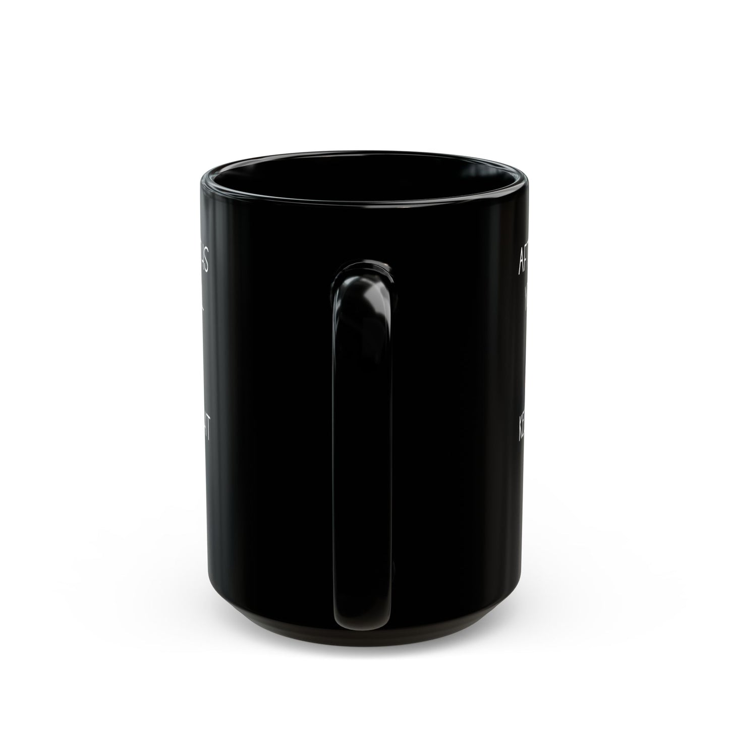 Funny 6 Month Anniversary Mug for Girlfriend – Black Coffee Cup – Sarcastic and Cute Gift for Her
