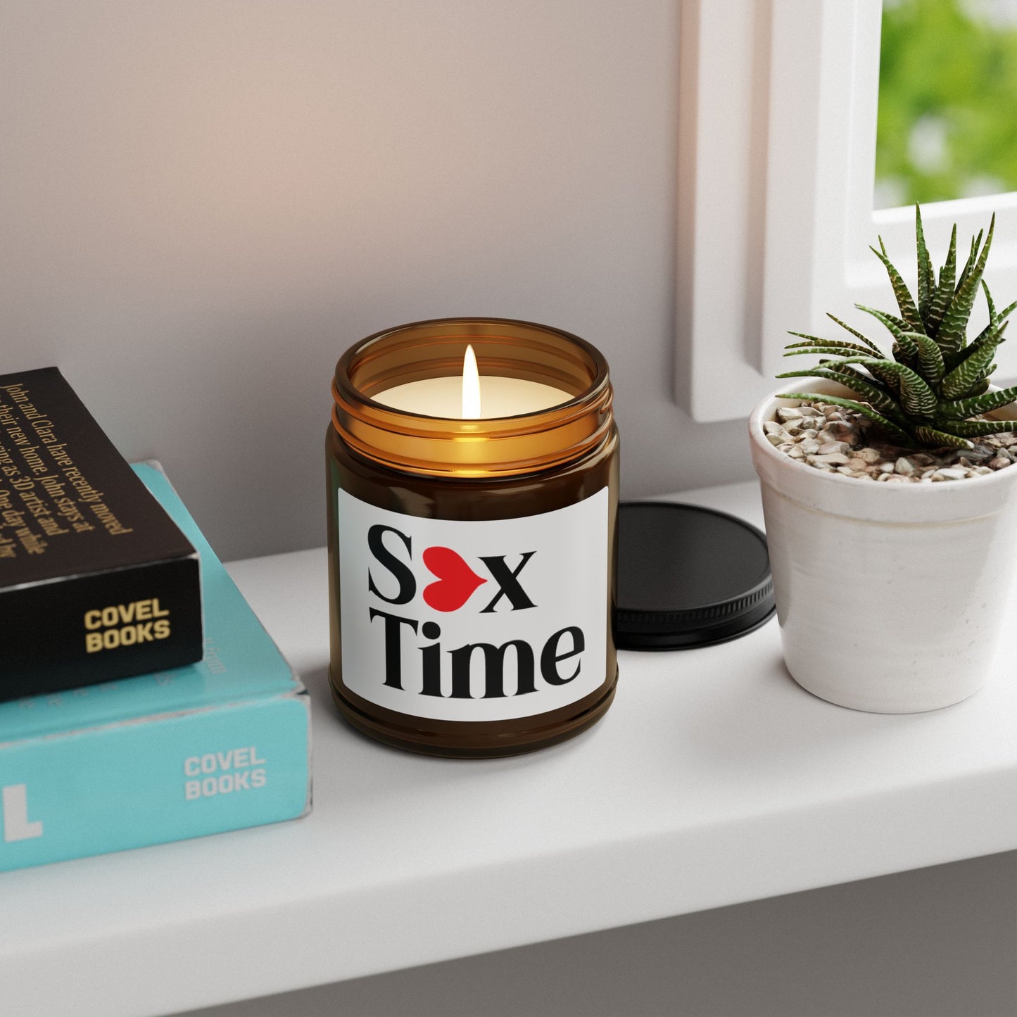 Sex Time Candle – Funny Romantic Gift, Naughty Couples Gift, Anniversary Bedroom Decor