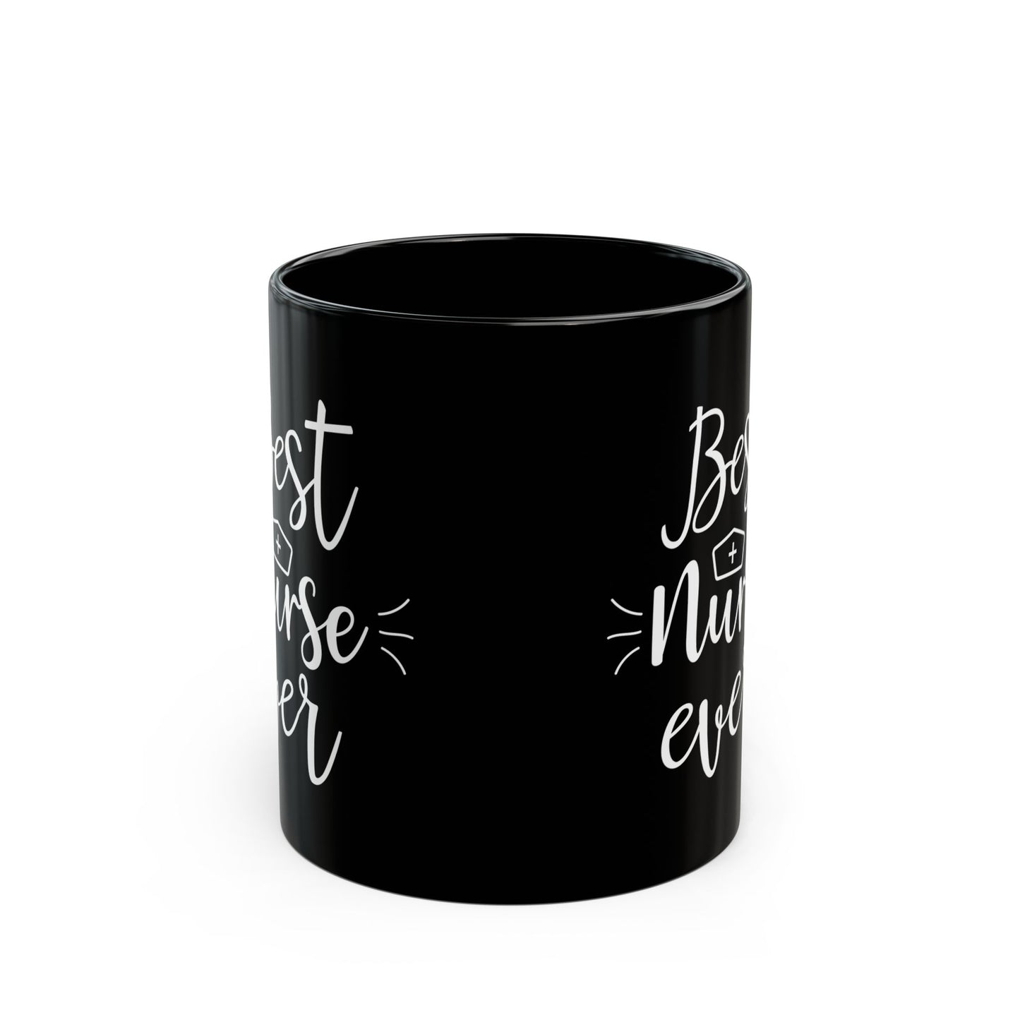 Best Nurse Ever Black Mug – Gift for Nurses, RN Appreciation