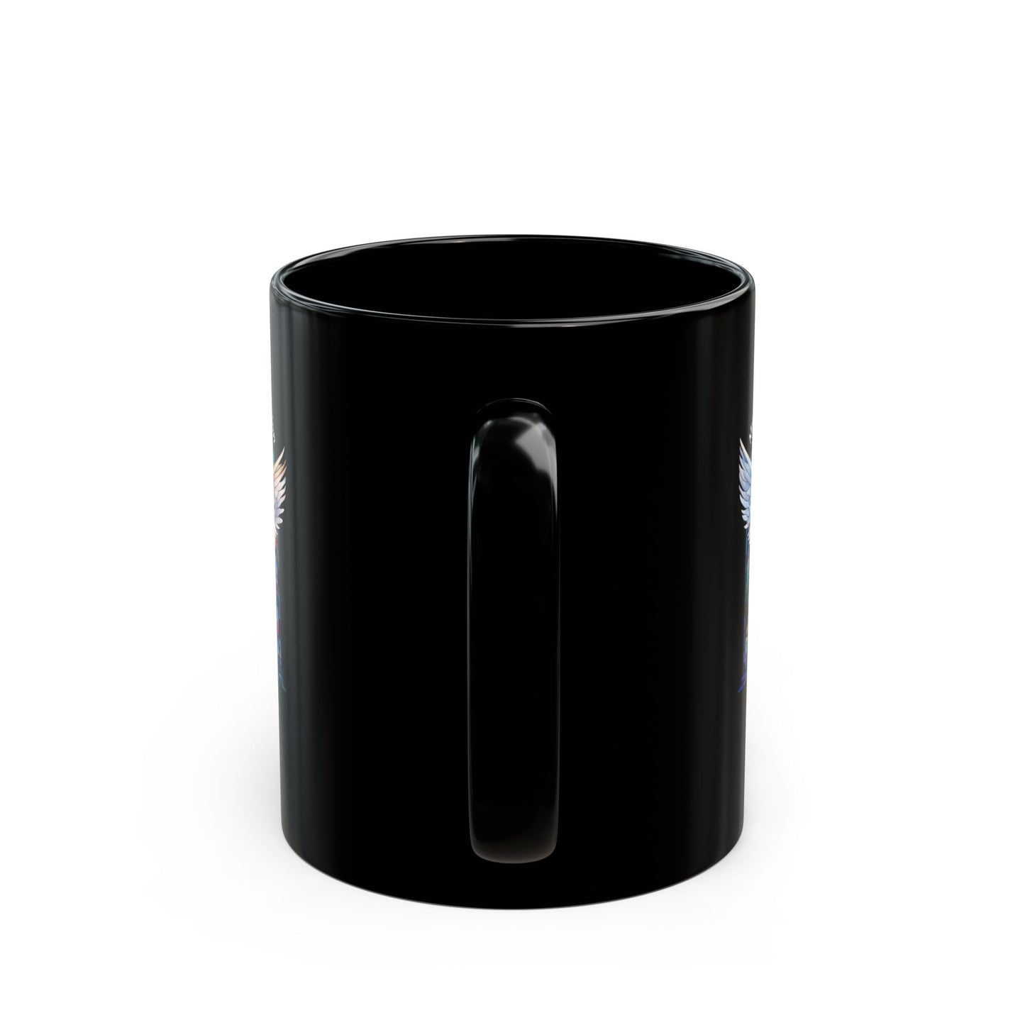 Black First Communion Mug – Personalized Gift for Girl