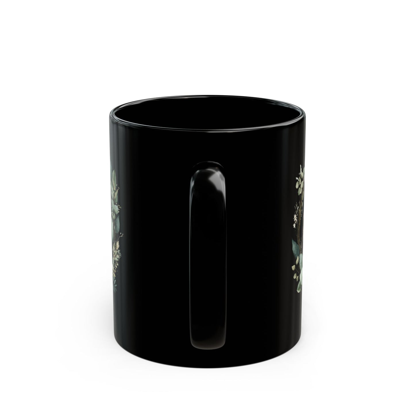 First Holy Communion Mug for Girl – Elegant Black Keepsake Cup