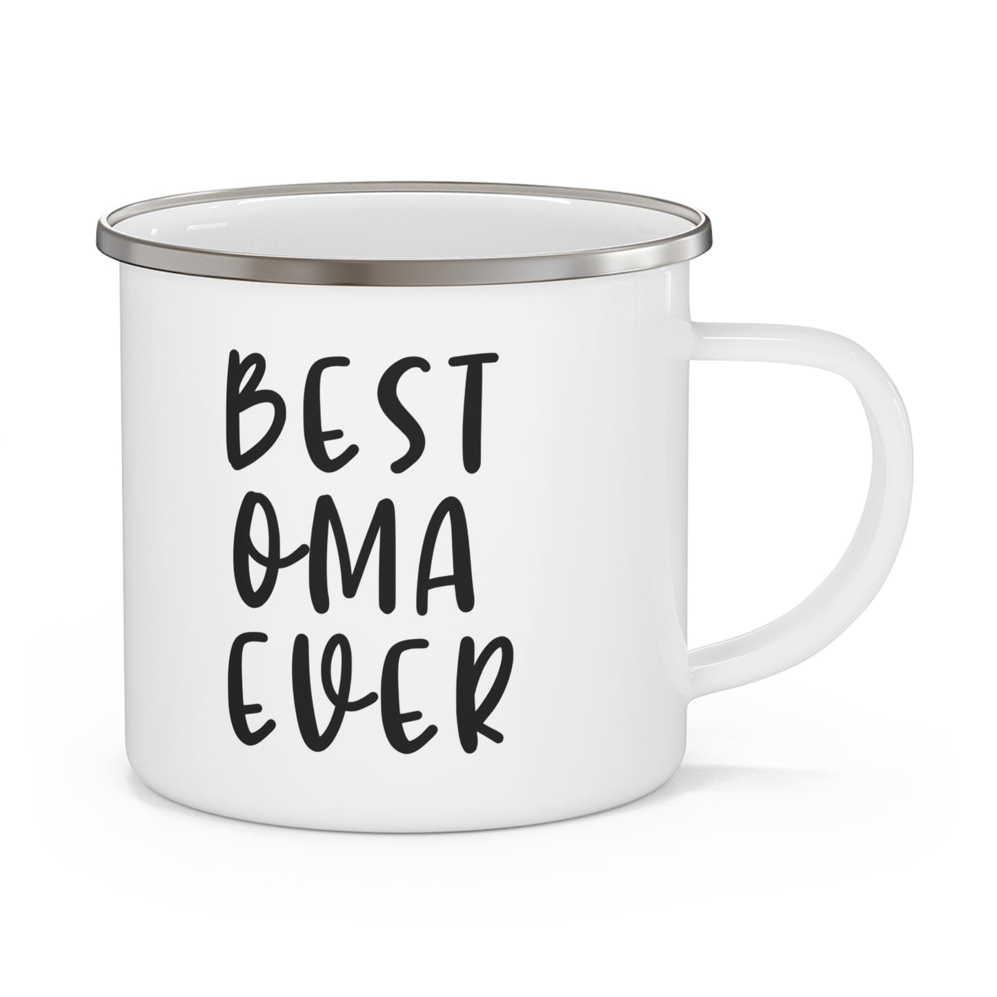Best OMA ever Enamel Camping Mug