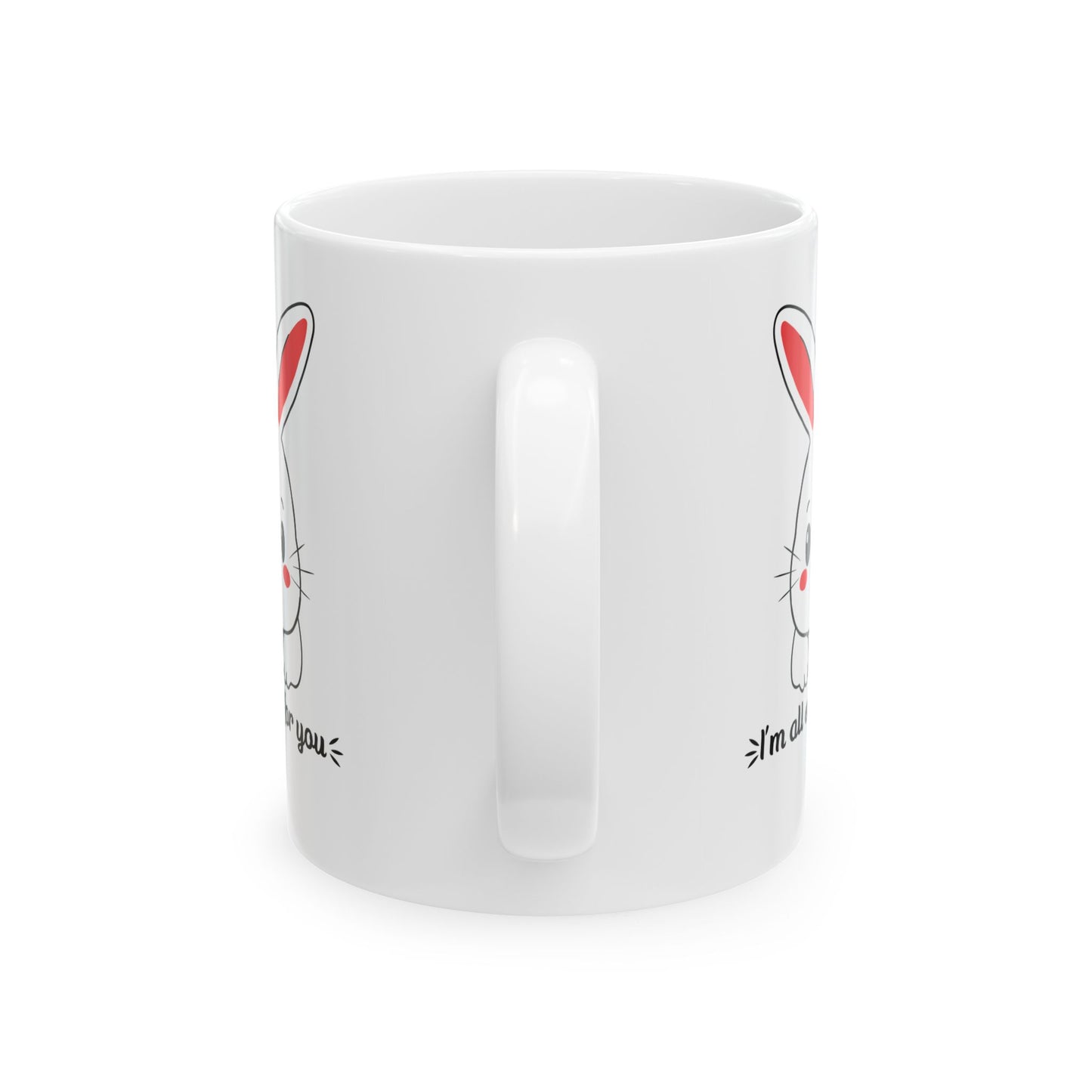 All Ears Bunny Mug – Cute Punny Gift for Someone Special