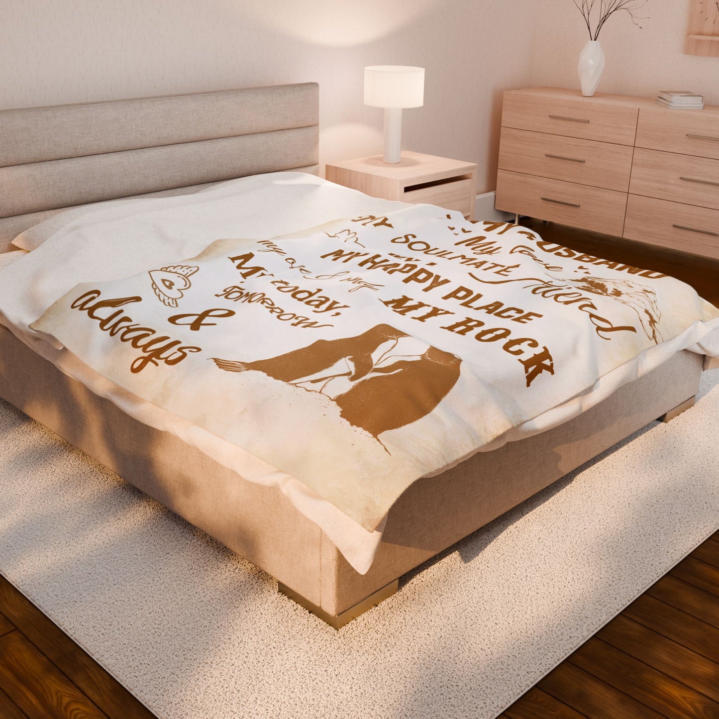 To My Husband Blanket