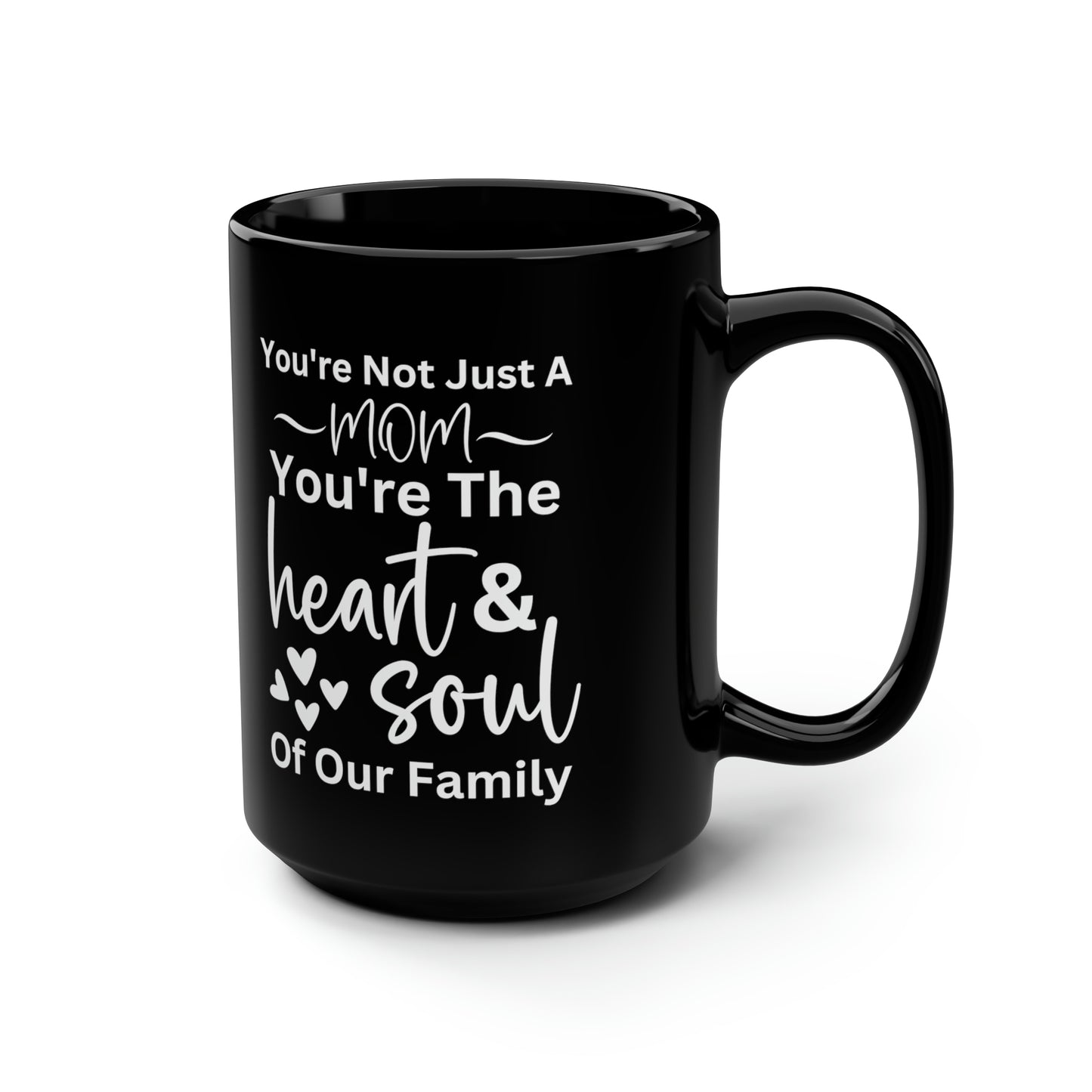 Black Coffee Mug for Mom – Heartfelt Gift for Mother's Day, Birthday, or Christmas