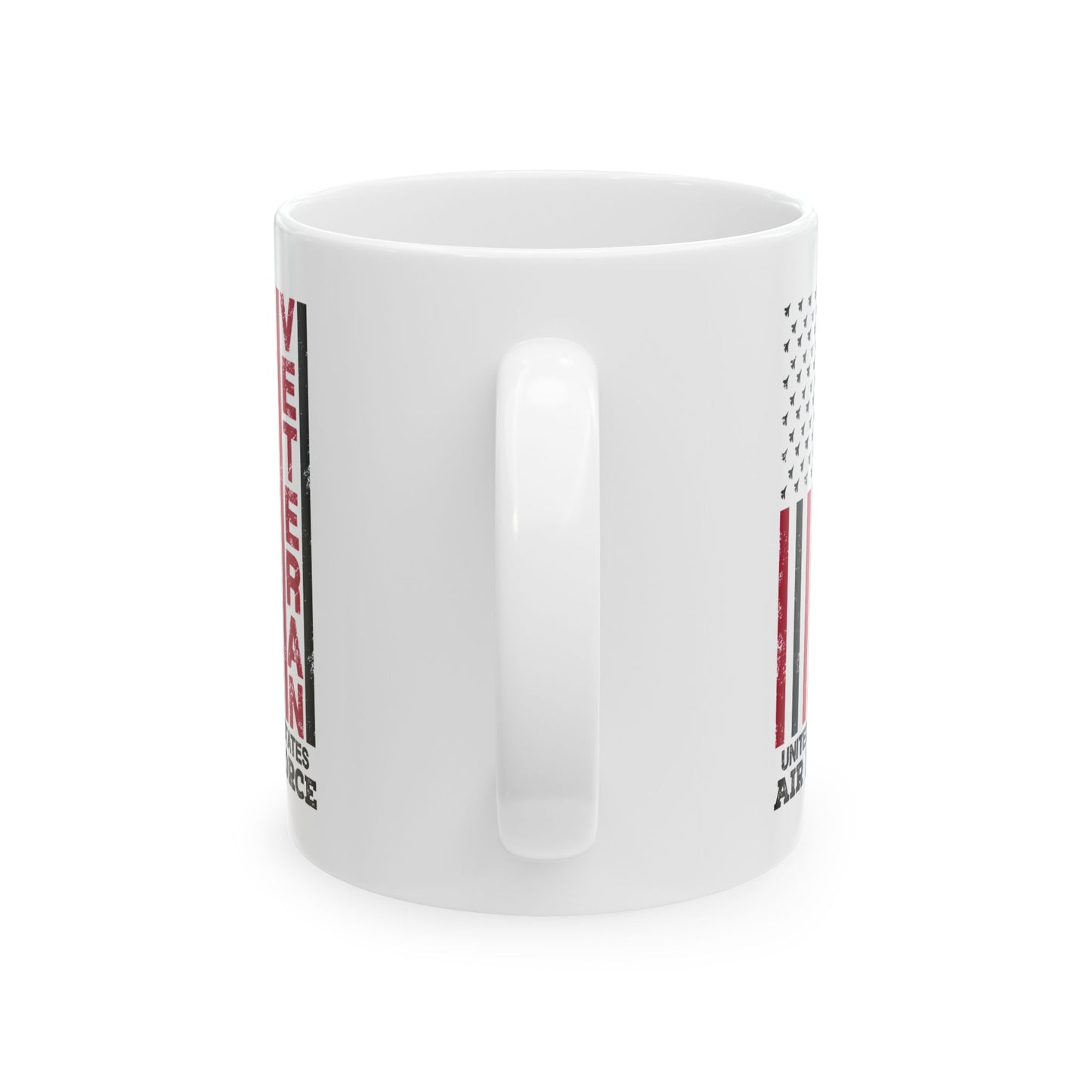 Air Force Veteran Coffee Mug – Patriotic USA Flag Gift for Military Hero