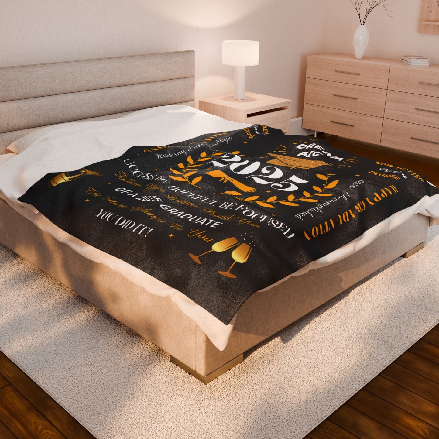 Dream Big Class Of 2025 Blanket