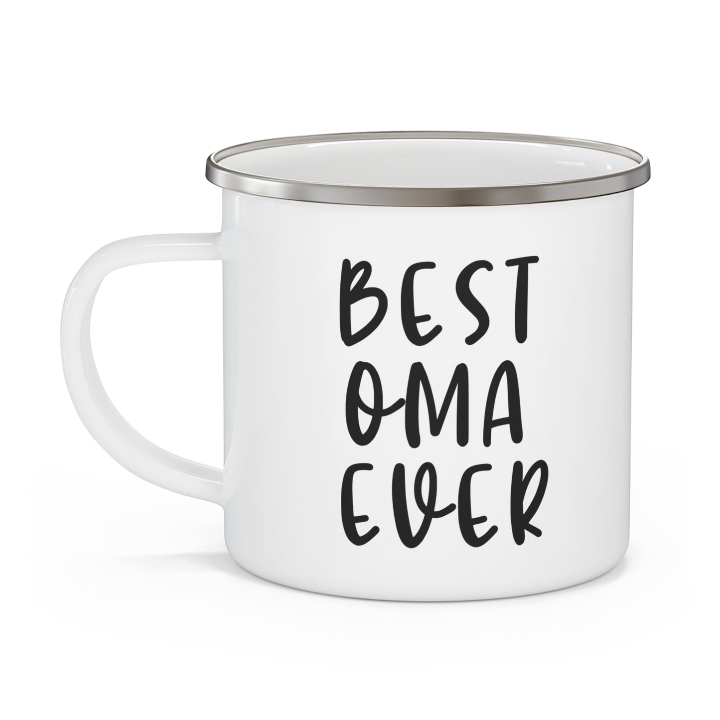 Best OMA ever Enamel Camping Mug