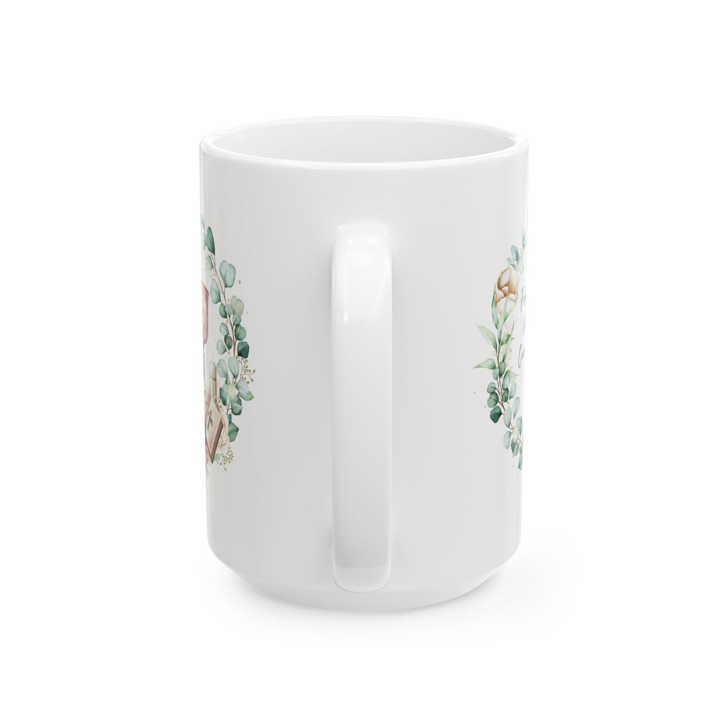 Elegant First Holy Communion Mug – Chalice and Bible Design