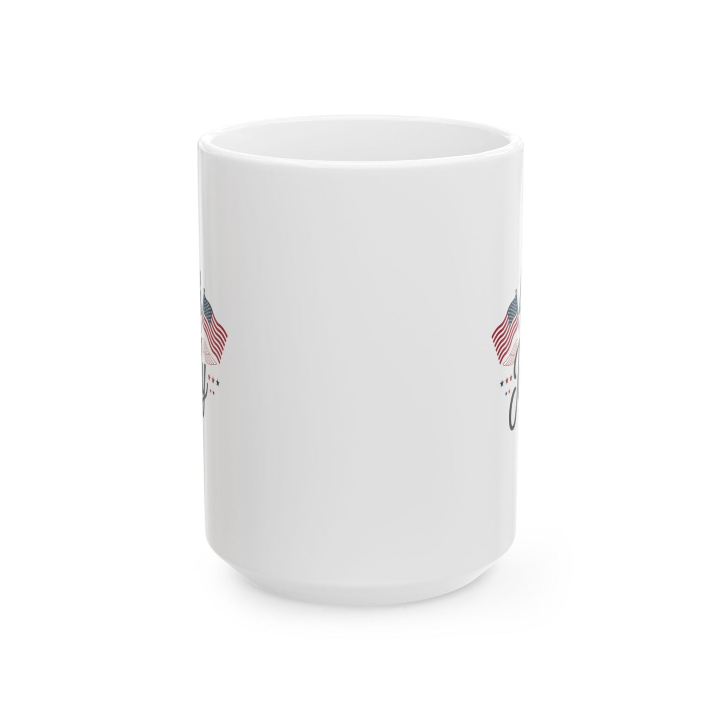 4th of July Mug – Patriotic USA Flag Coffee Cup Gift for Americans