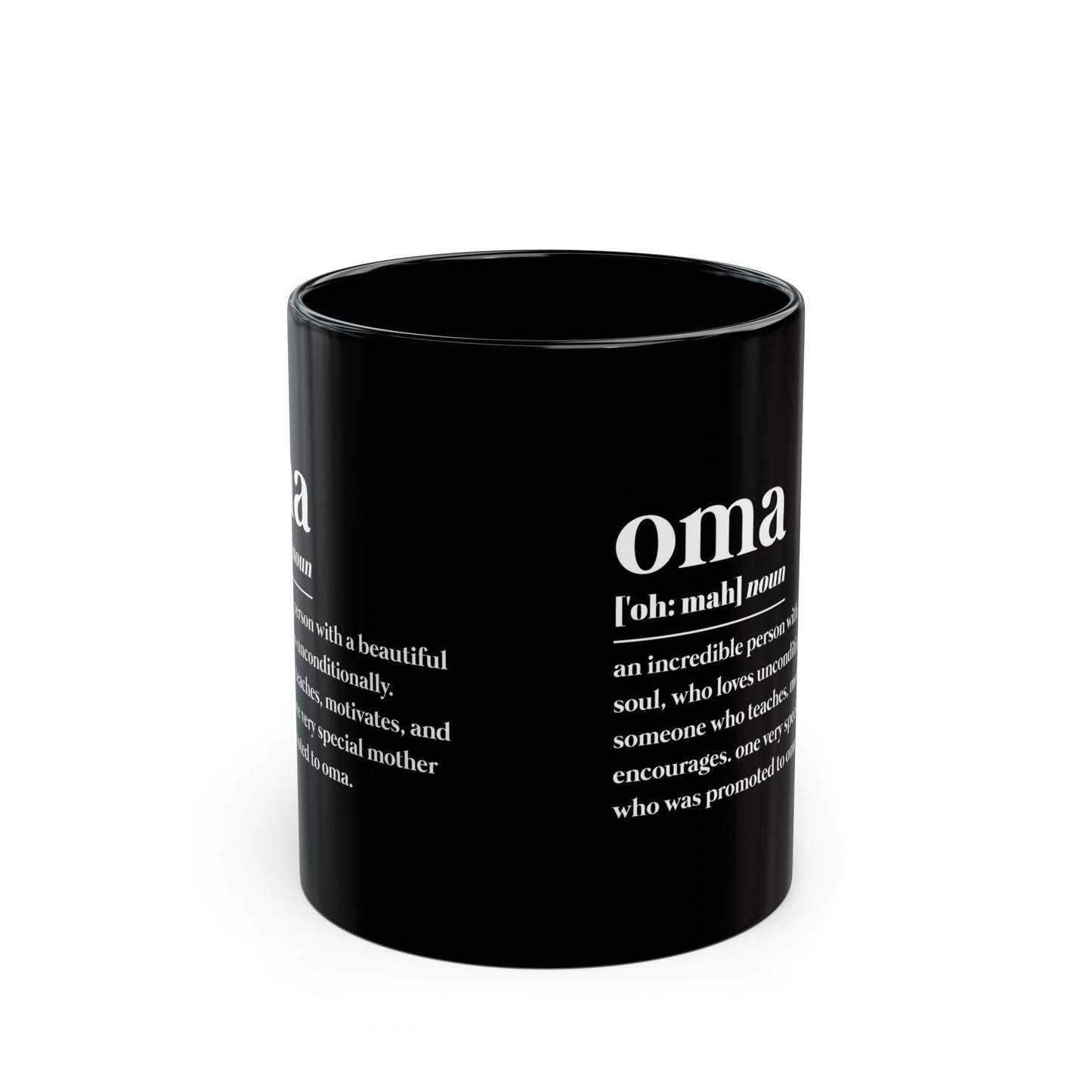 Best OMA Black Mug (11oz, 15oz)