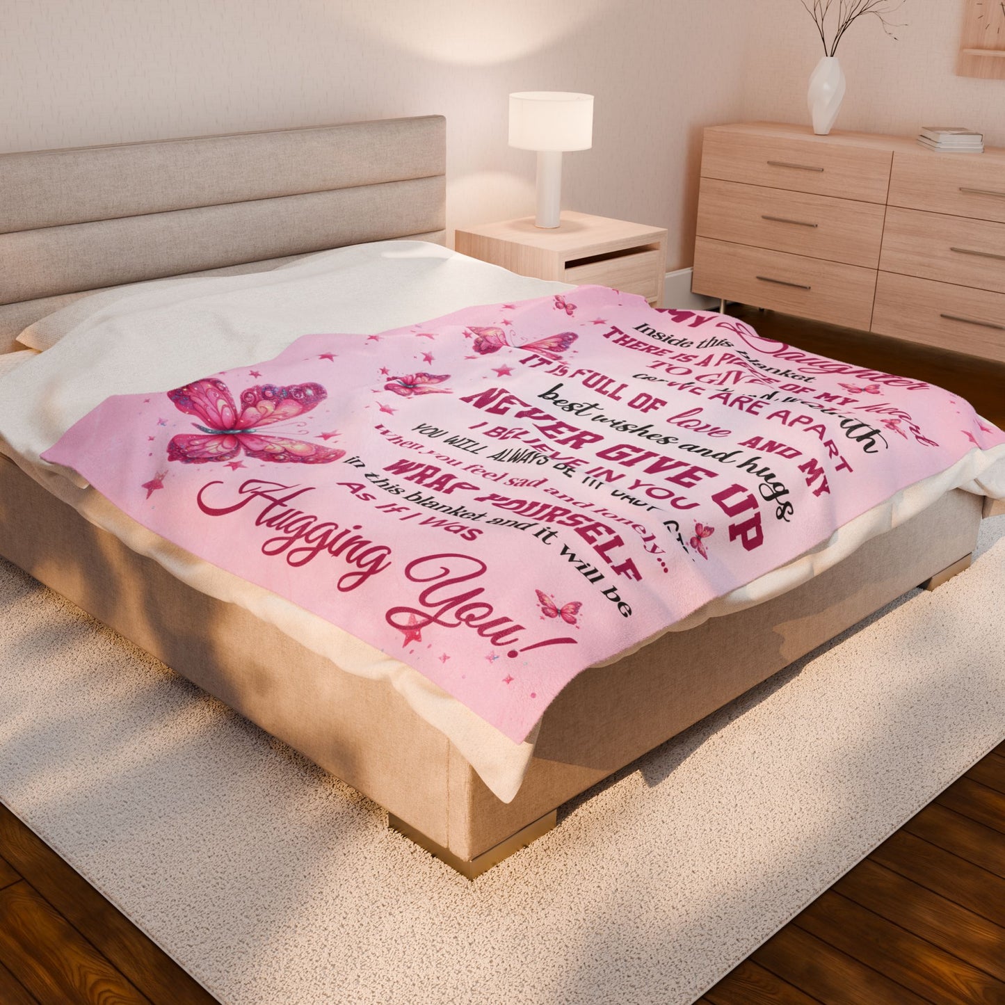 To My Daughter Blanket