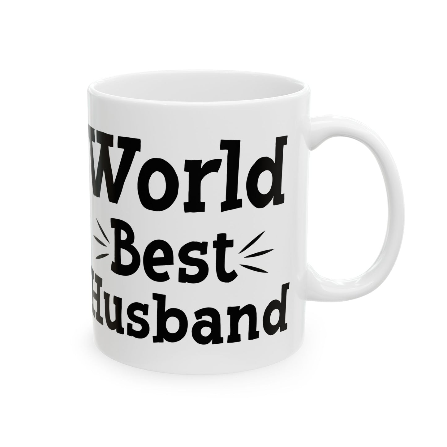 World Best Husband White Mug, (11oz, 15oz)