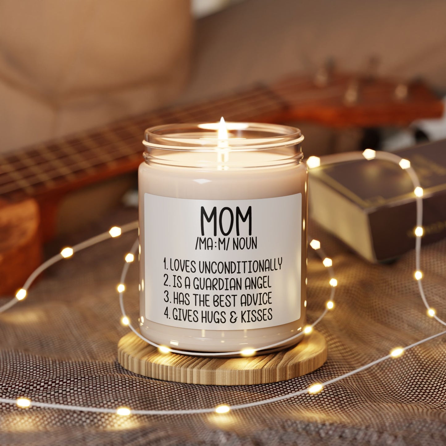 Soy Candle - Mom Definition Candle, Funny & Heartfelt Gift for Mother's Day and Birthday
