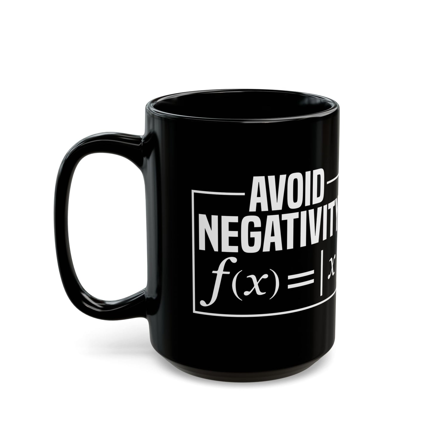 Avoid Negativity Black Mug (11oz, 15oz)