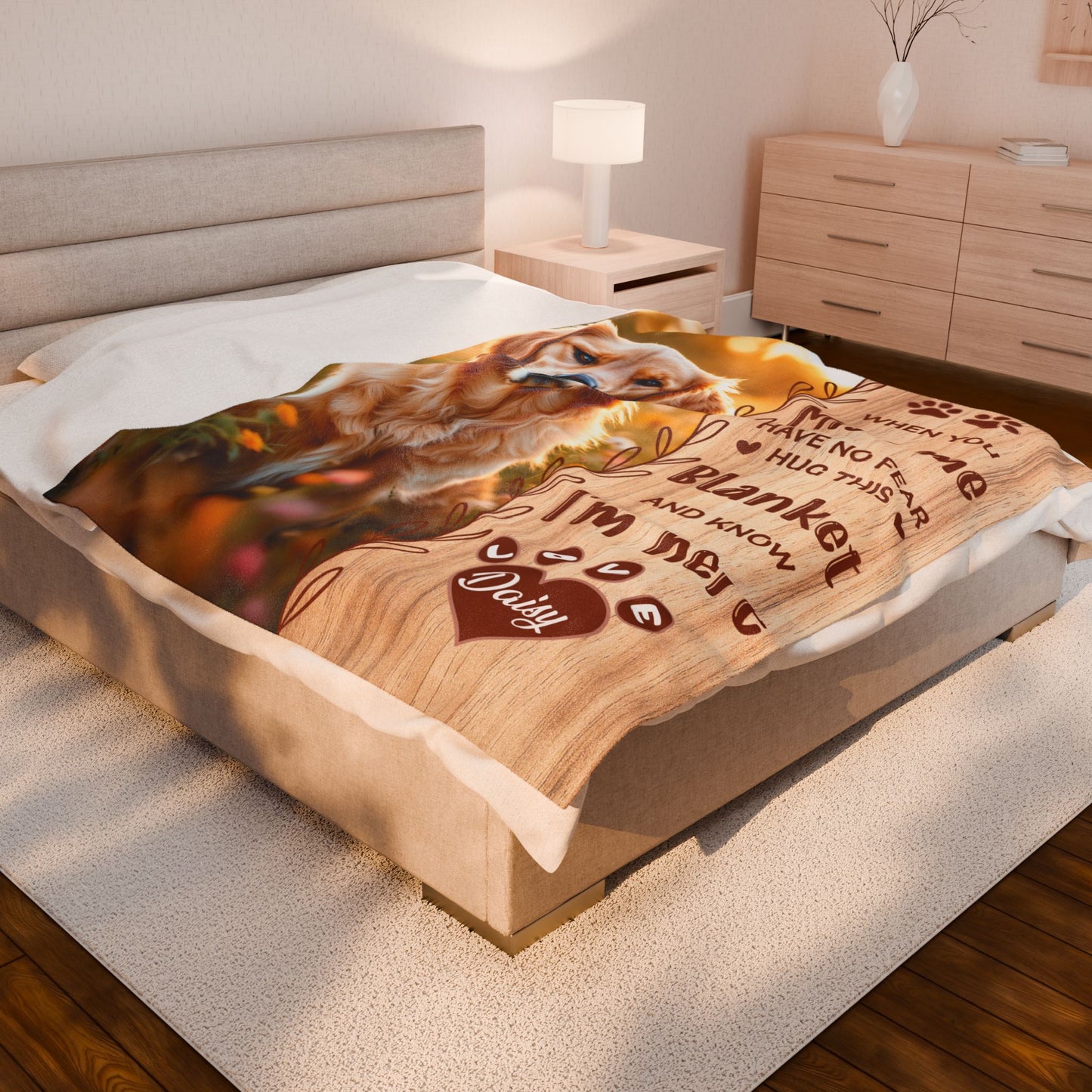 When You Miss Me Have No Fear Hug This Blanket