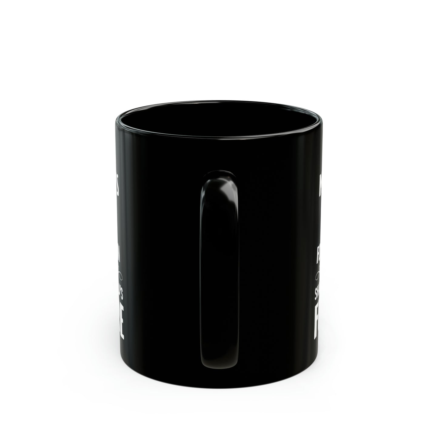 Mom’s Love Shapes the Future – Meaningful Black Ceramic Mug