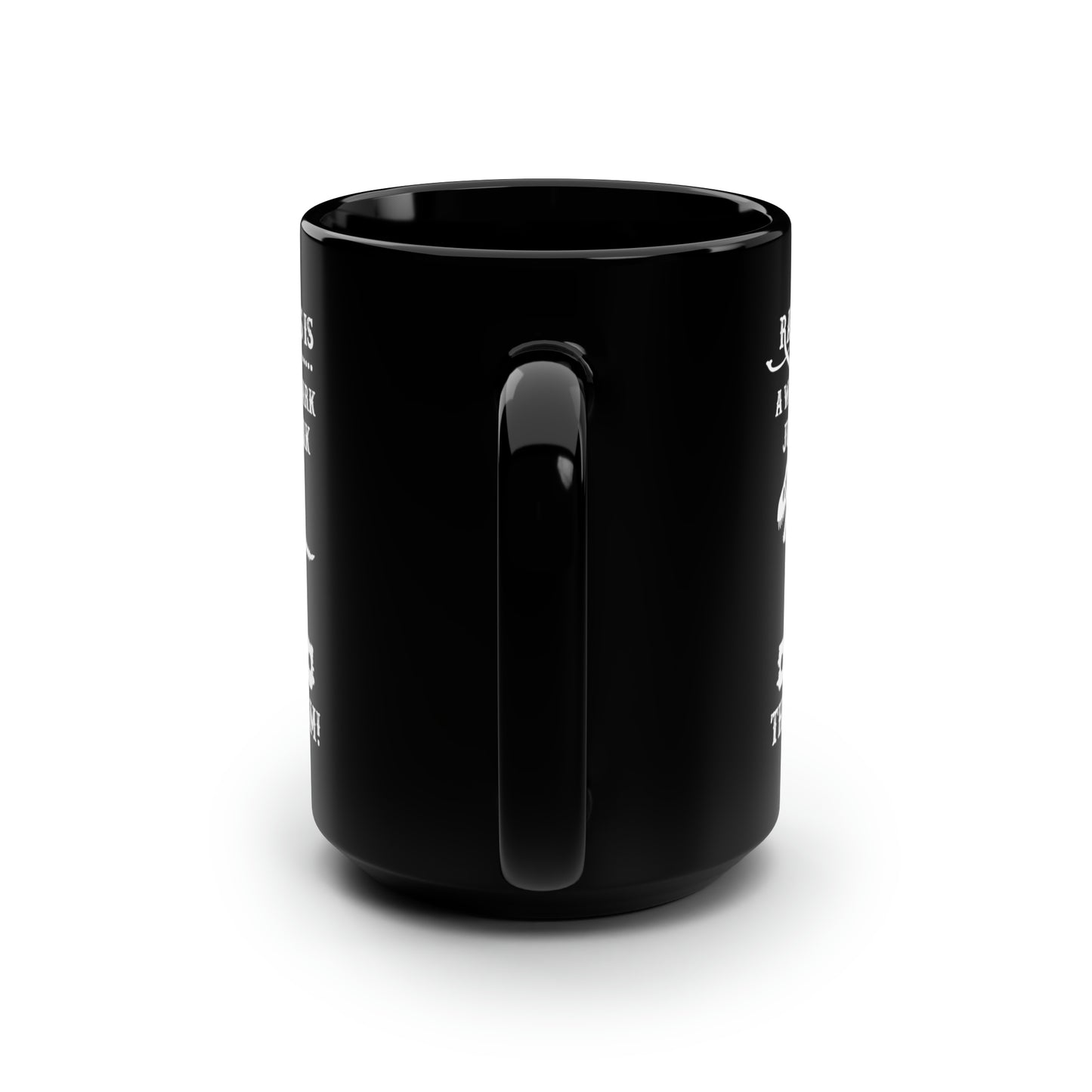 Raising Kids is a Walk in the Park Jurassic Park Thanks Mom! Black Mug