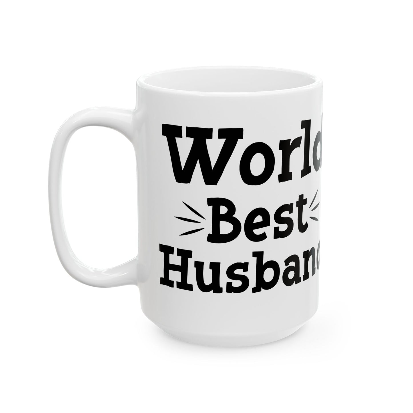 World Best Husband White Mug, (11oz, 15oz)