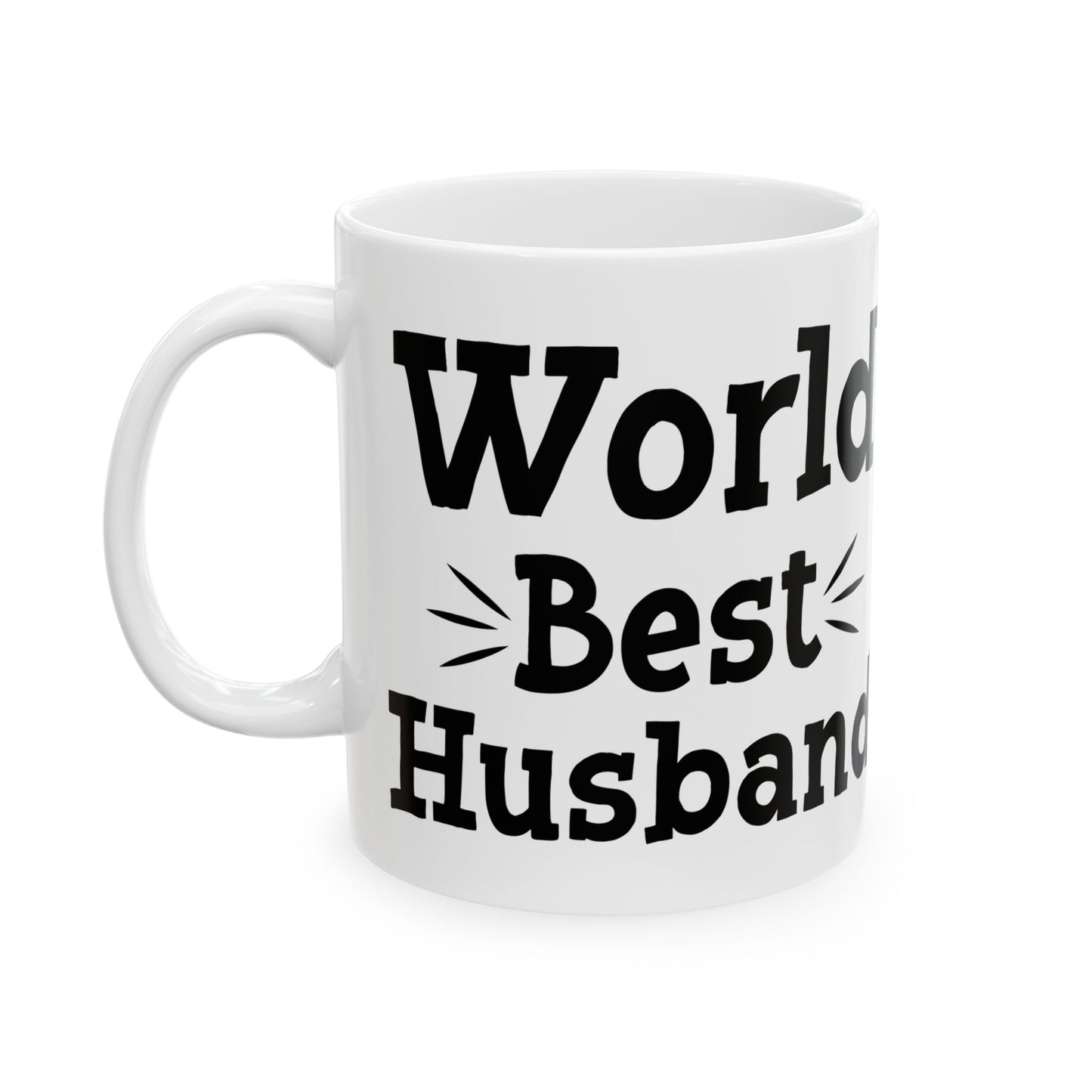 World Best Husband White Mug, (11oz, 15oz)