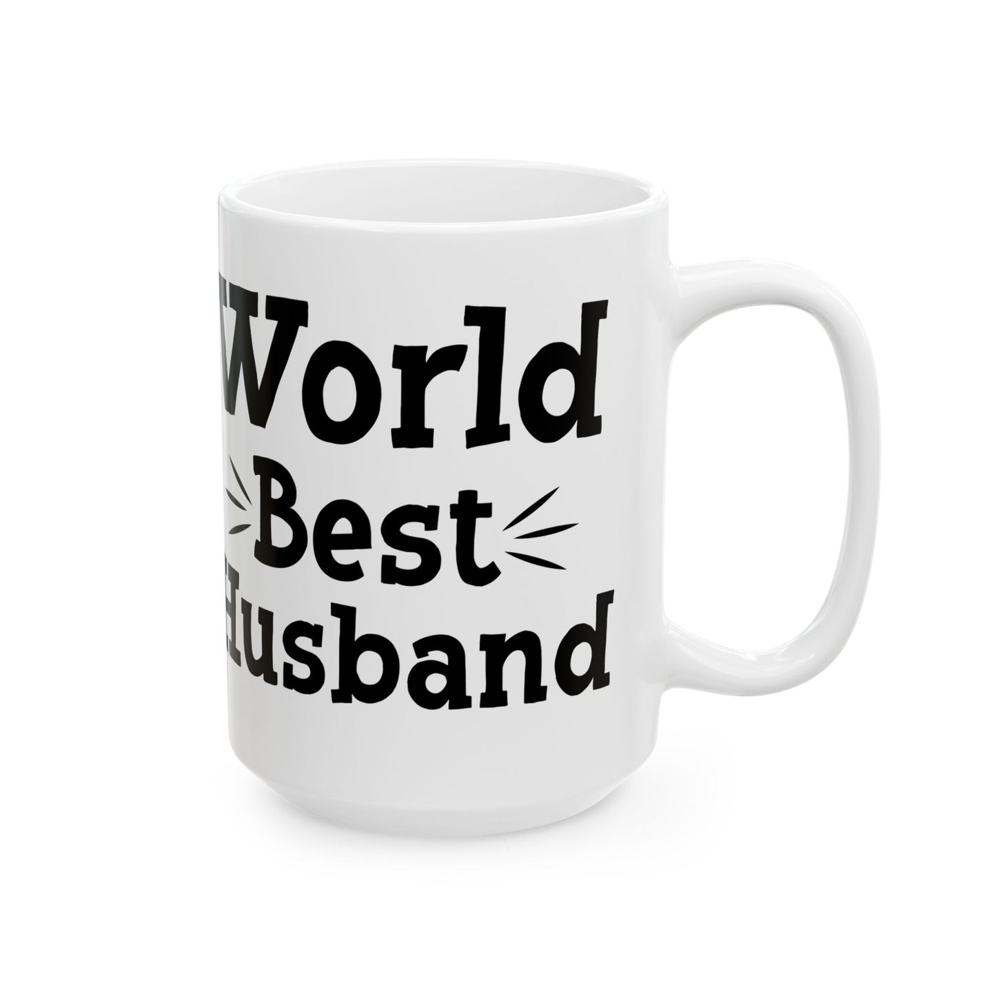 World Best Husband White Mug, (11oz, 15oz)