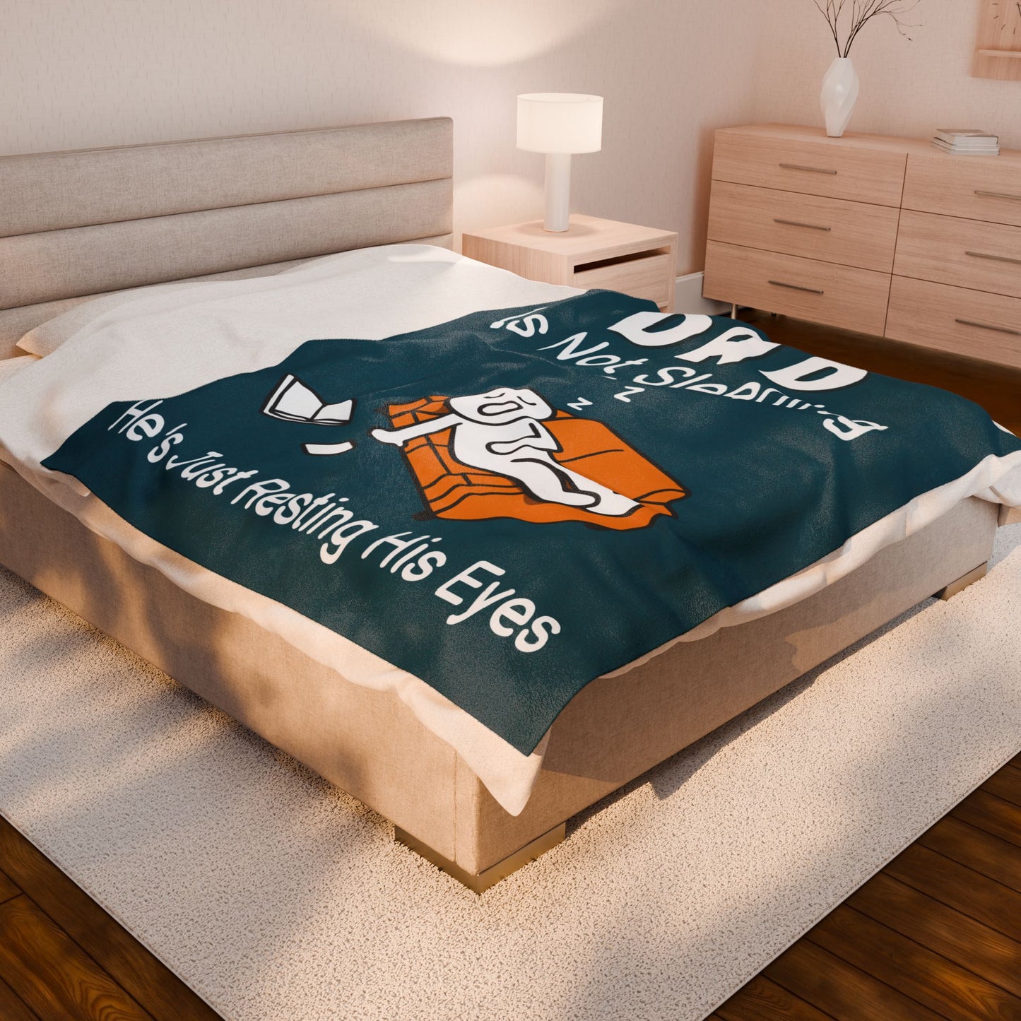 Dad Is Not Sleeping Blanket