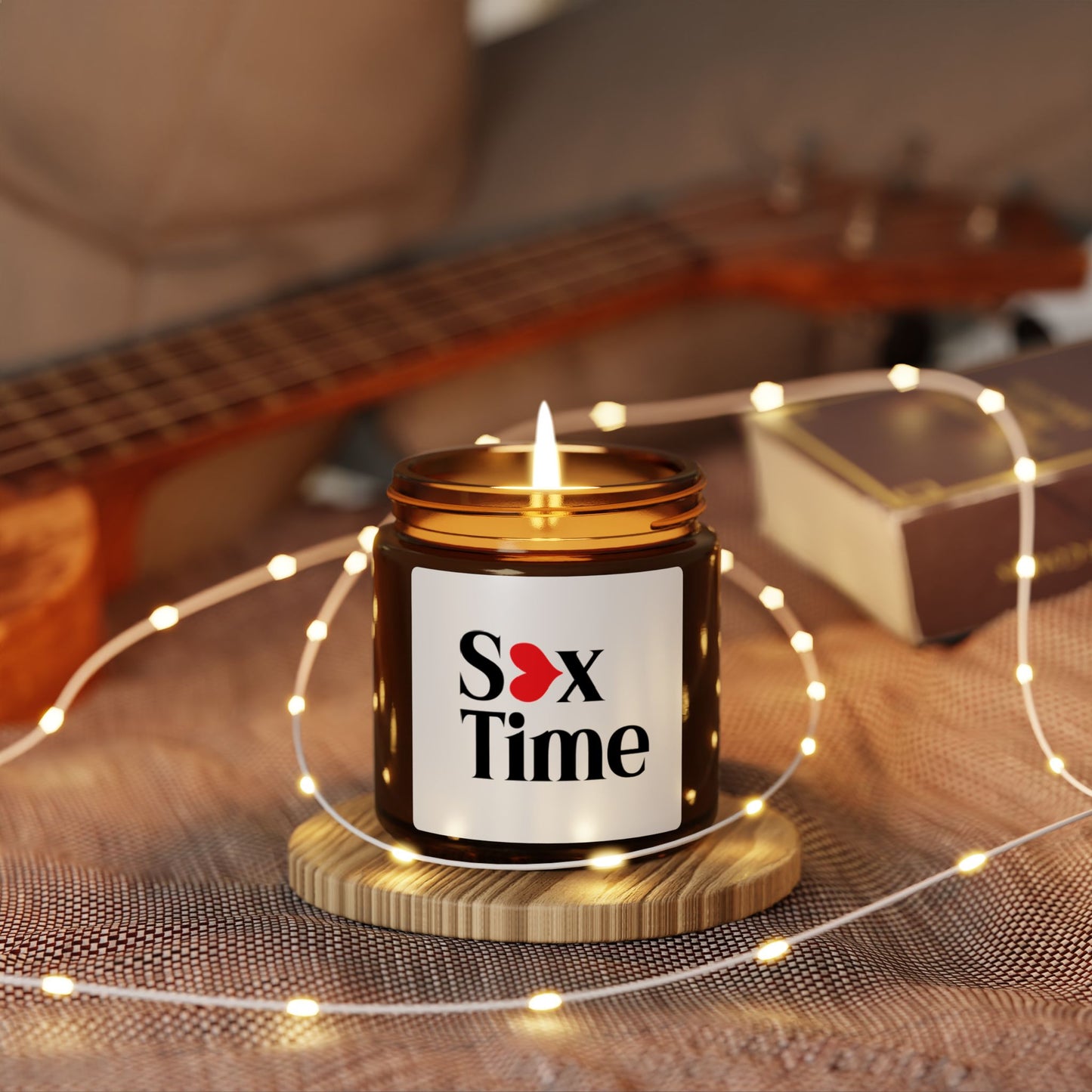 Sex Time Candle – Funny Romantic Gift, Naughty Couples Gift, Anniversary Bedroom Decor
