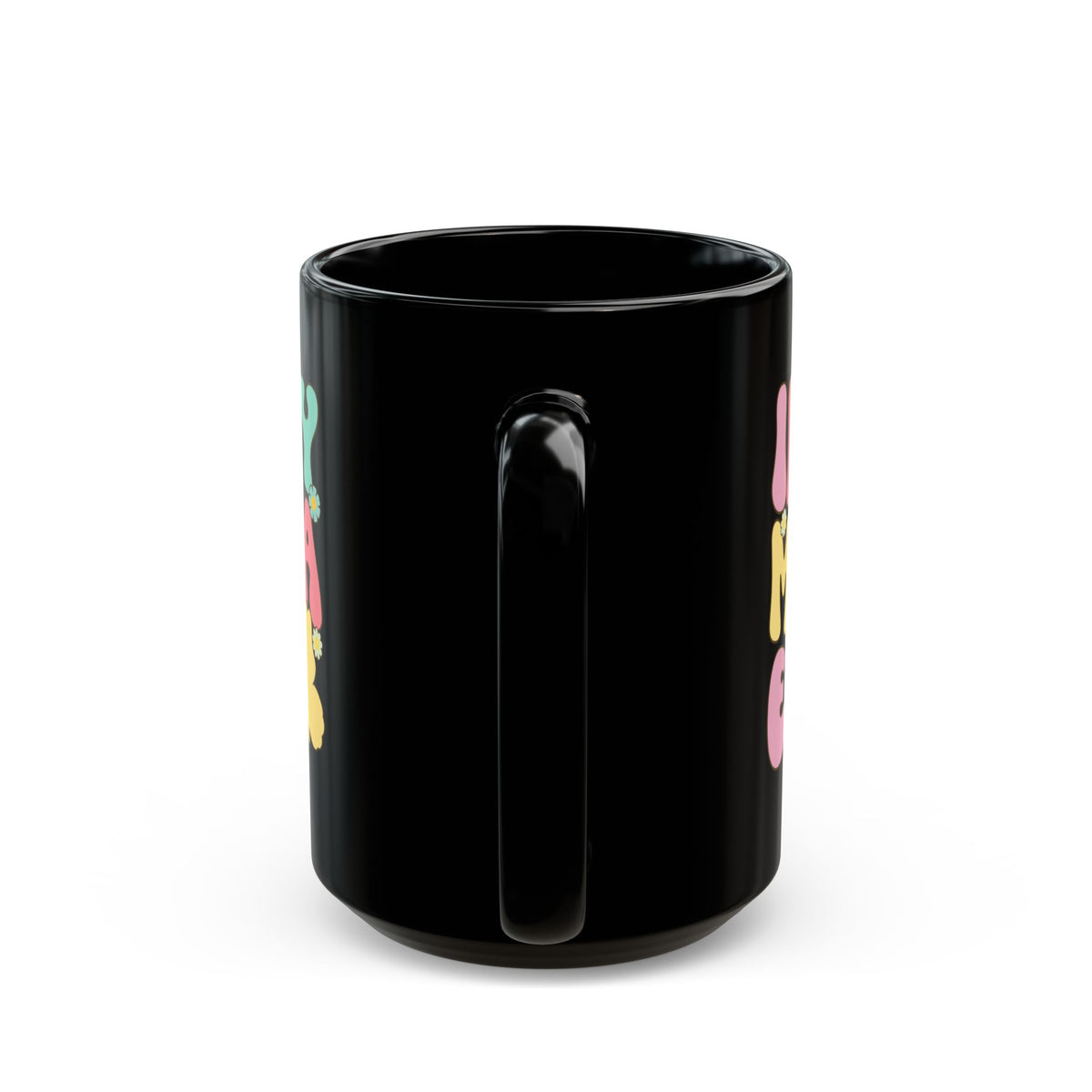 In my mama era Black Mug (11oz, 15oz)